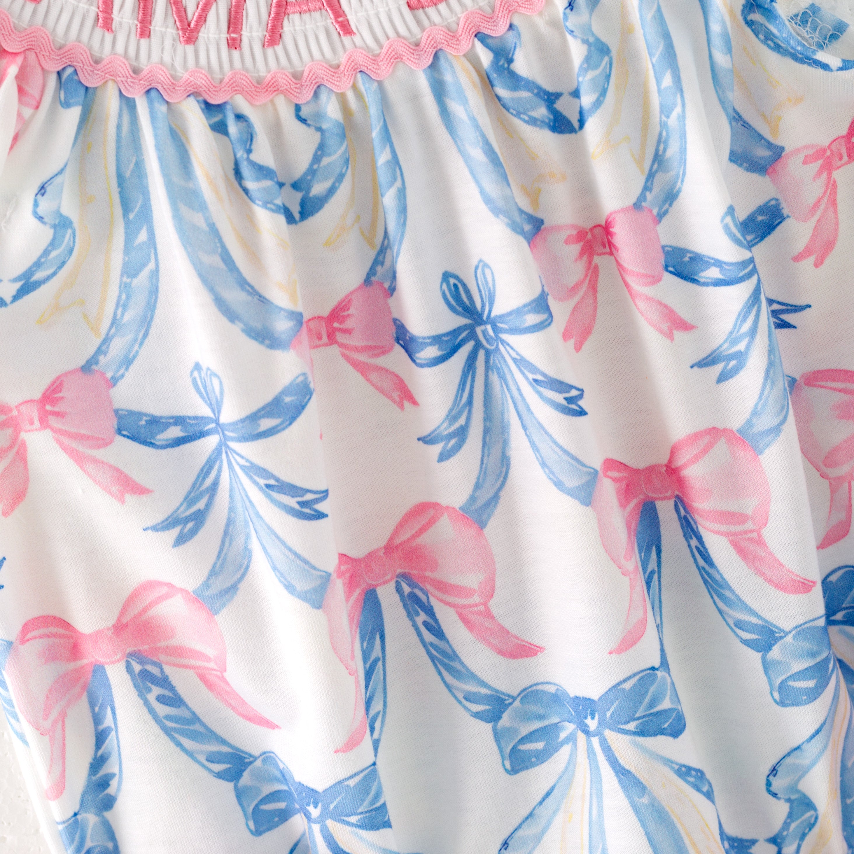 (Pre Order)Sisters Spring and Summer Embroidery Smocked Dress&Romper