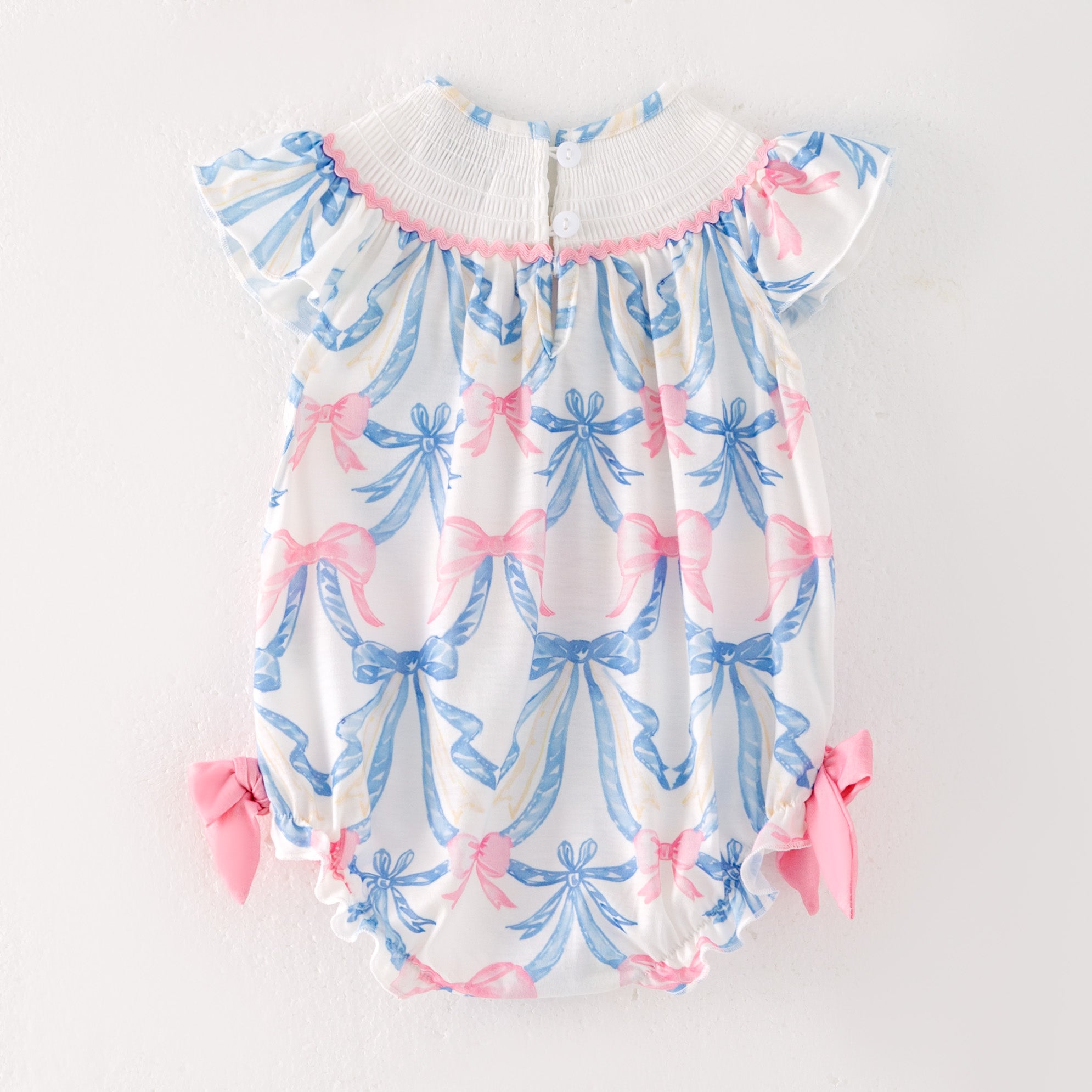 (Pre Order)Sisters Spring and Summer Embroidery Smocked Dress&Romper