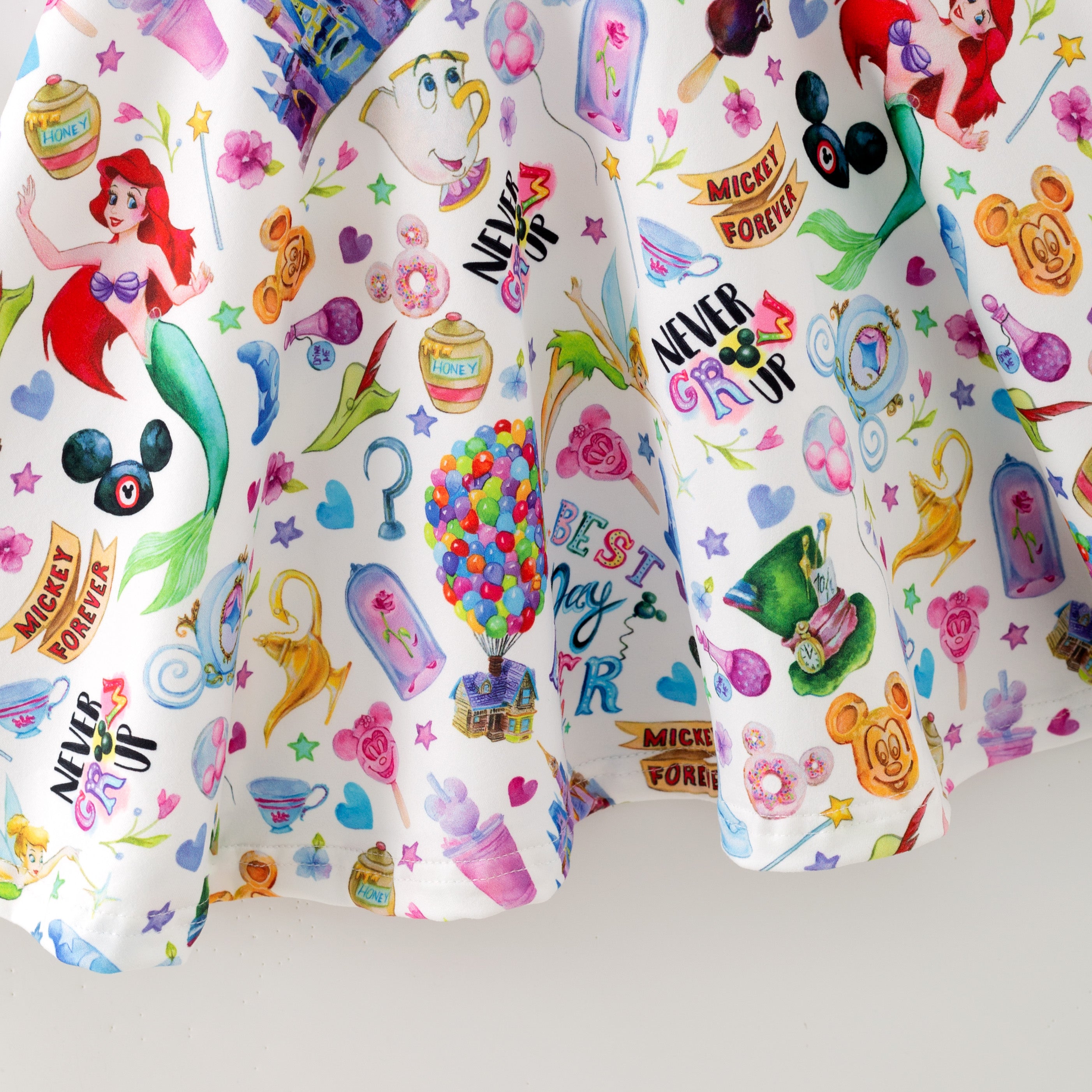 (Pre Order,Prepack Zone)Girls Cartoon Print Dress(Mix Size)