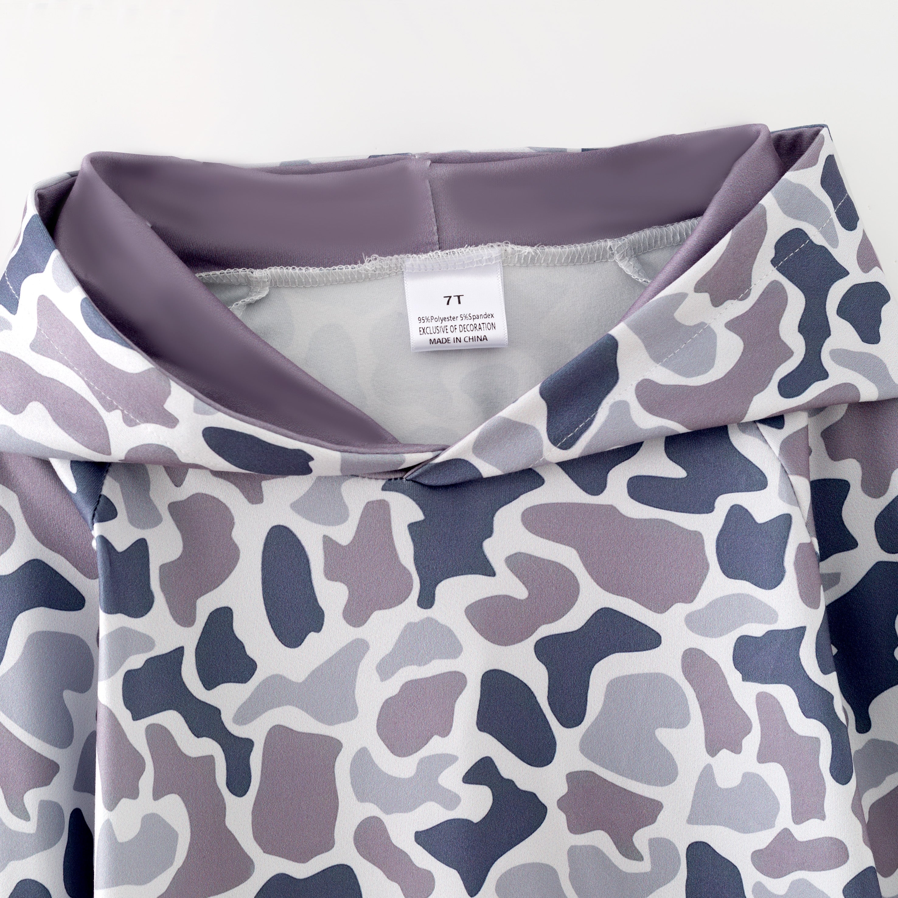 (Pre Order,Prepack Zone)Boys Fall Camouflage Print Hoodie(Mix Size)