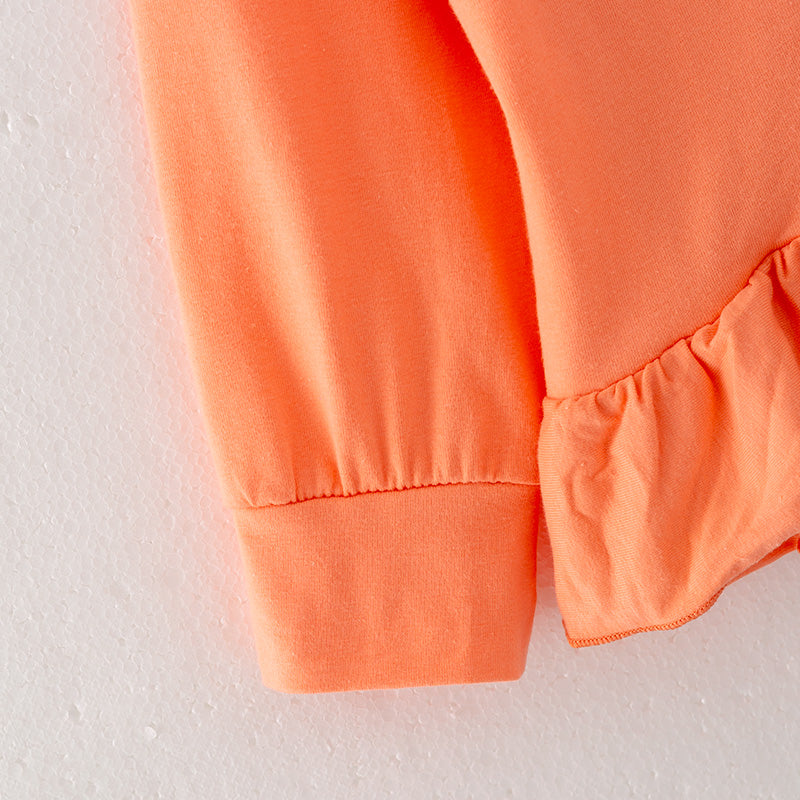 (In Stock Q10-2-1)Girls Fall GOD Print Outfit Set