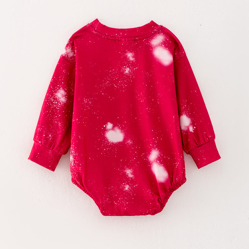 (In Stock Q10-2-2)Baby Girls Fall Cattle Print Romper