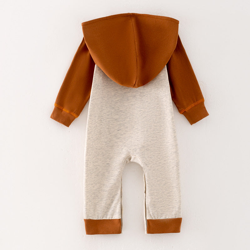 (In Stock Q10-1-1)Baby Boys Fall Scarecrow Applique Romper