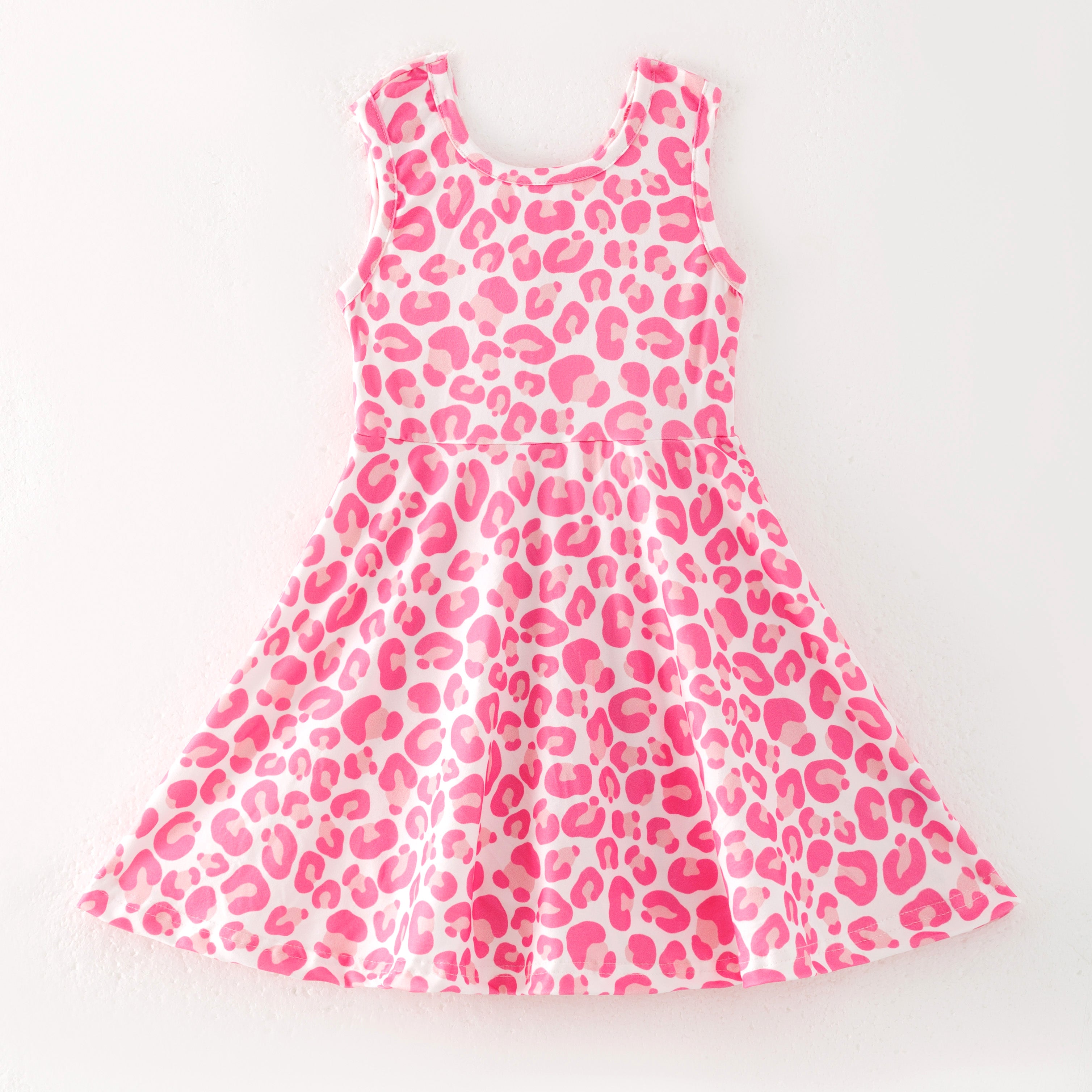 (Pre Order)Girls Spring and Summer Pink Skort Dress