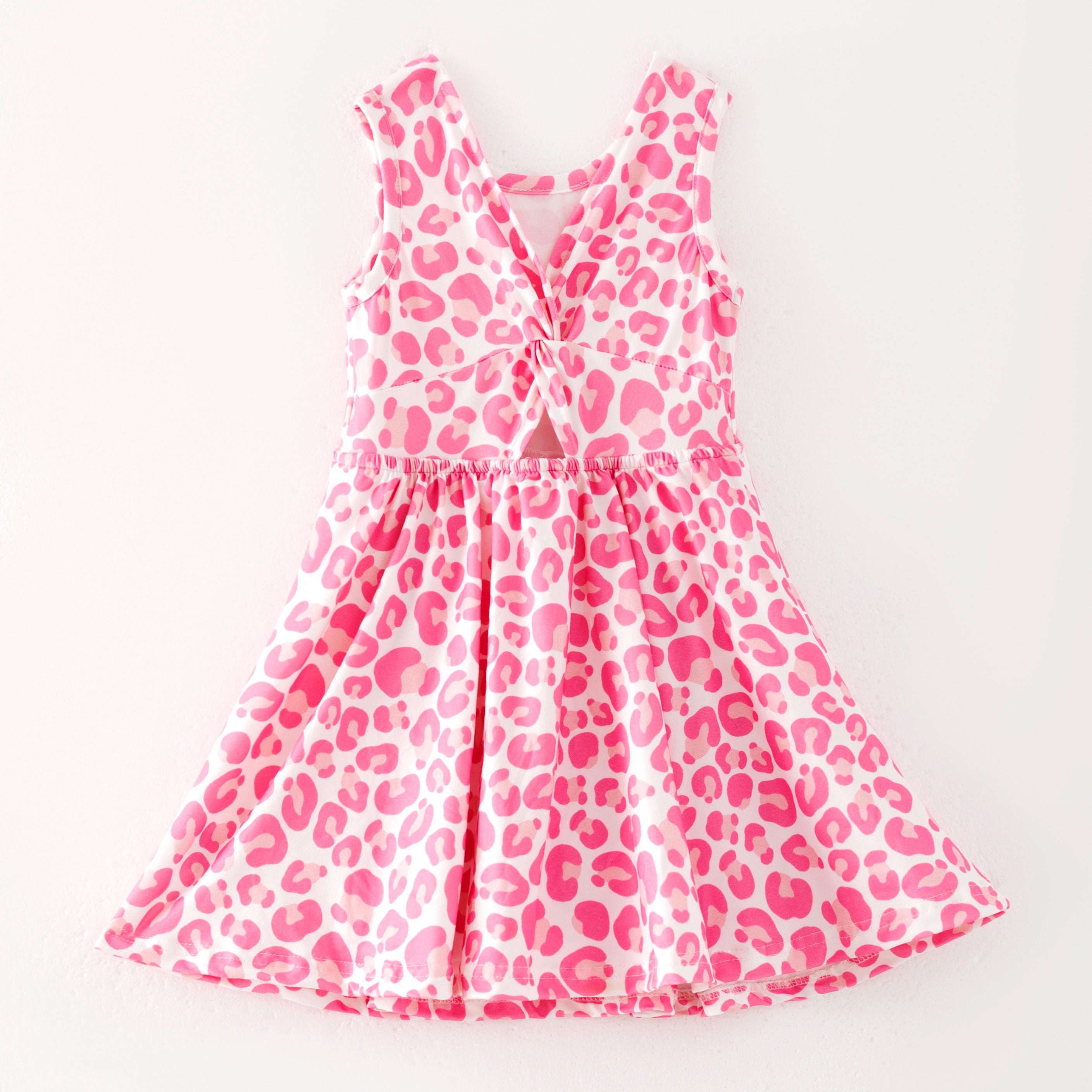 (Pre Order)Girls Spring and Summer Pink Skort Dress