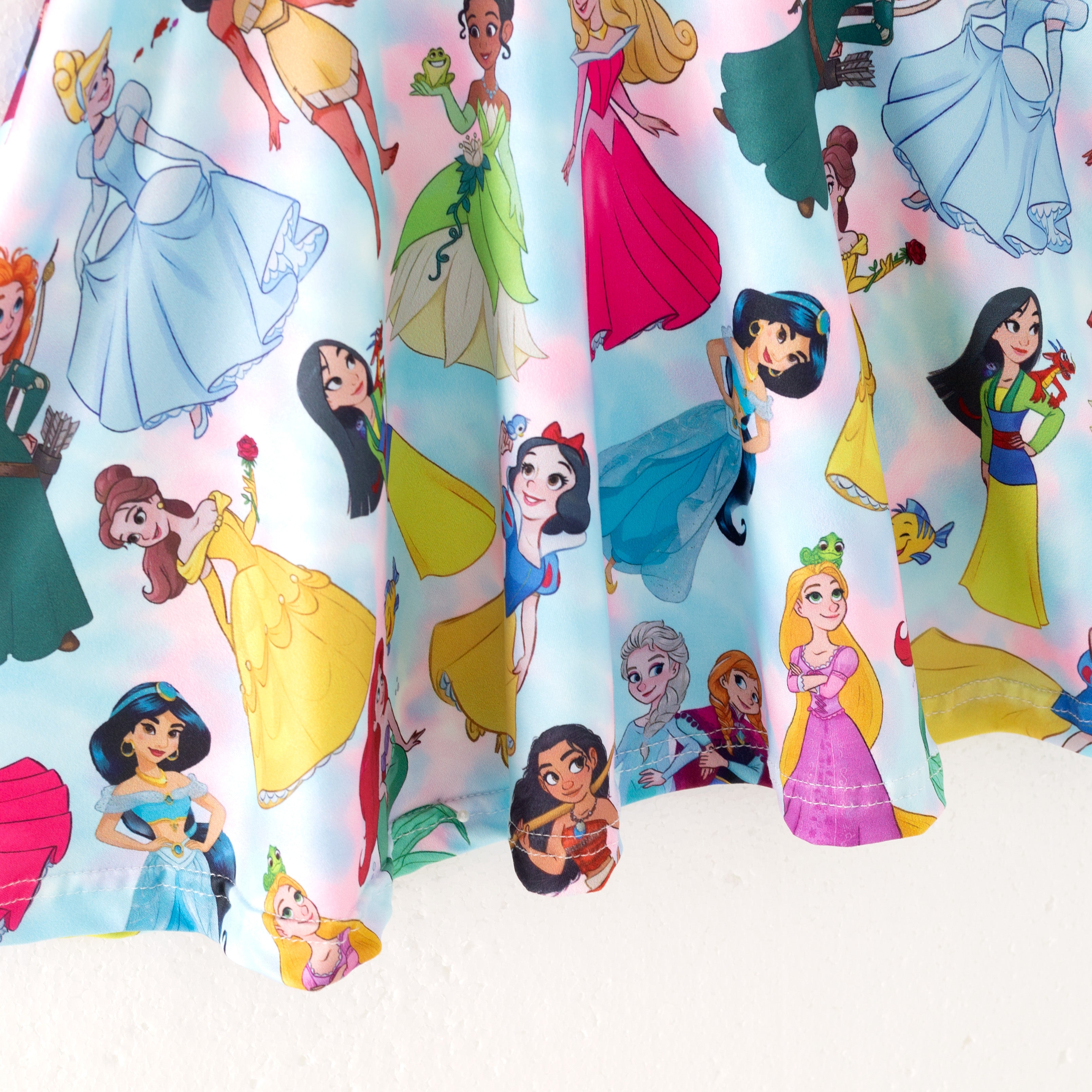 (Pre Order)Girls Cute Cartoon Print Twirl Dress