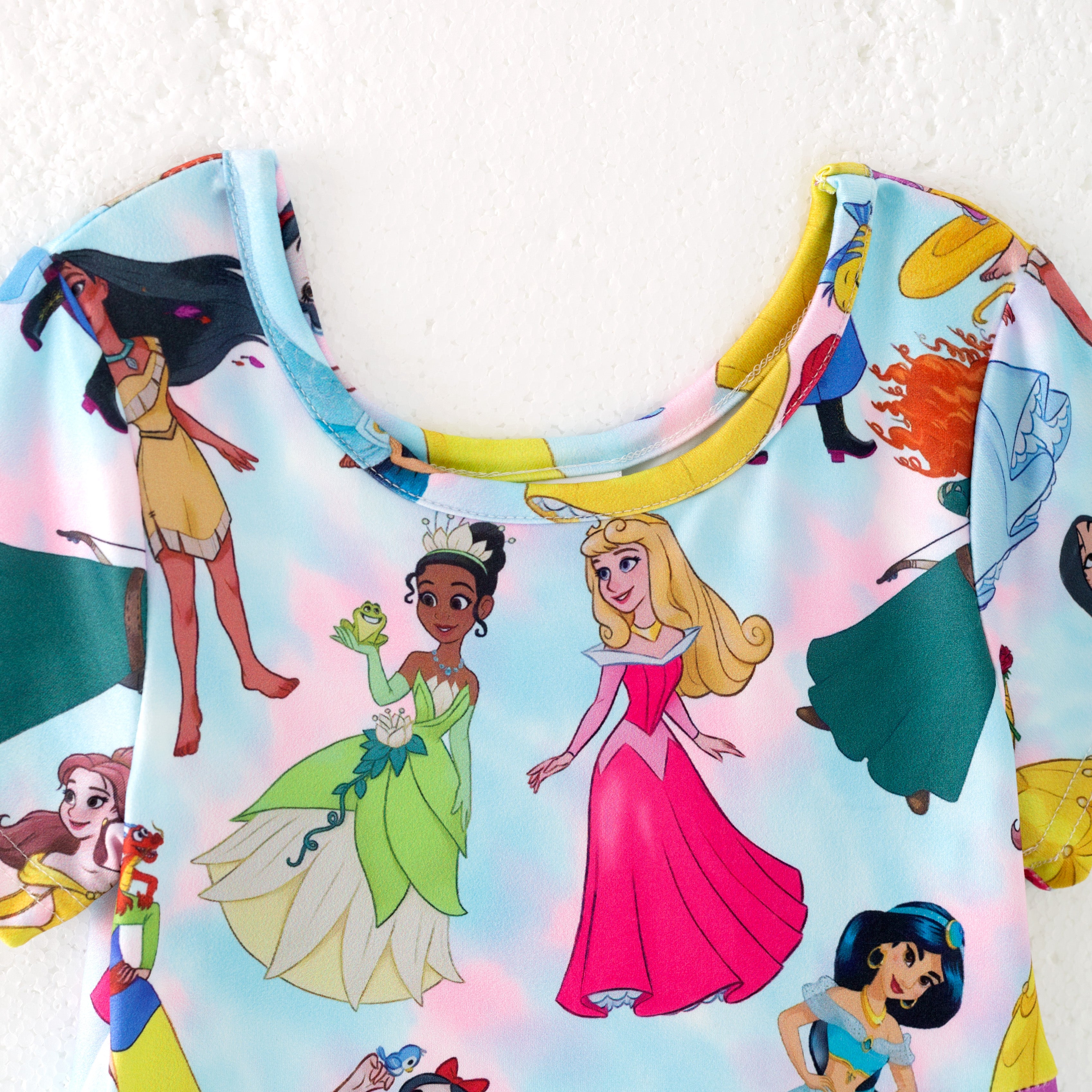 (Pre Order)Girls Cute Cartoon Print Twirl Dress
