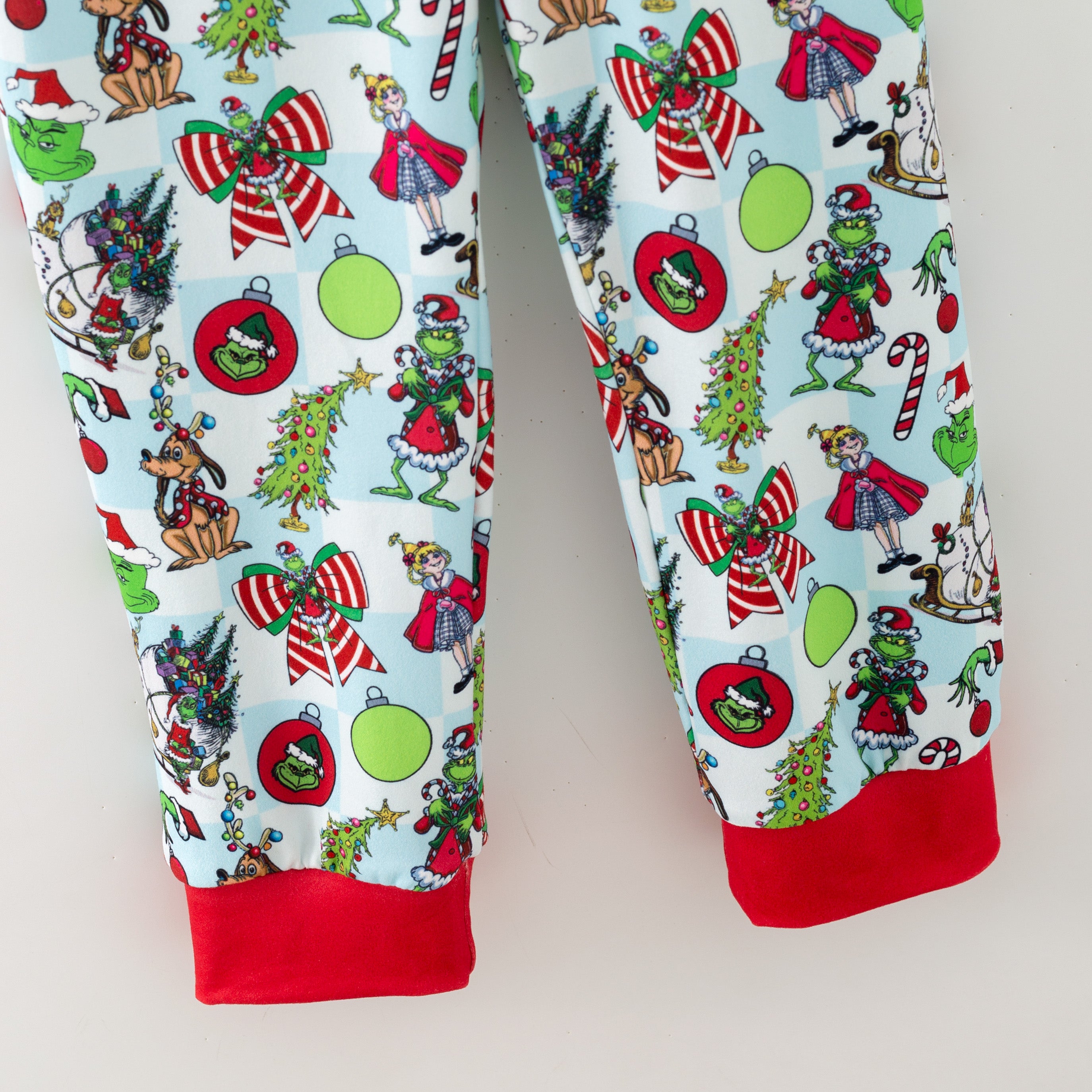 (Pre Order,Prepack Zone)Girls Christmas Cartoon Print Pajamas(Mix Size)