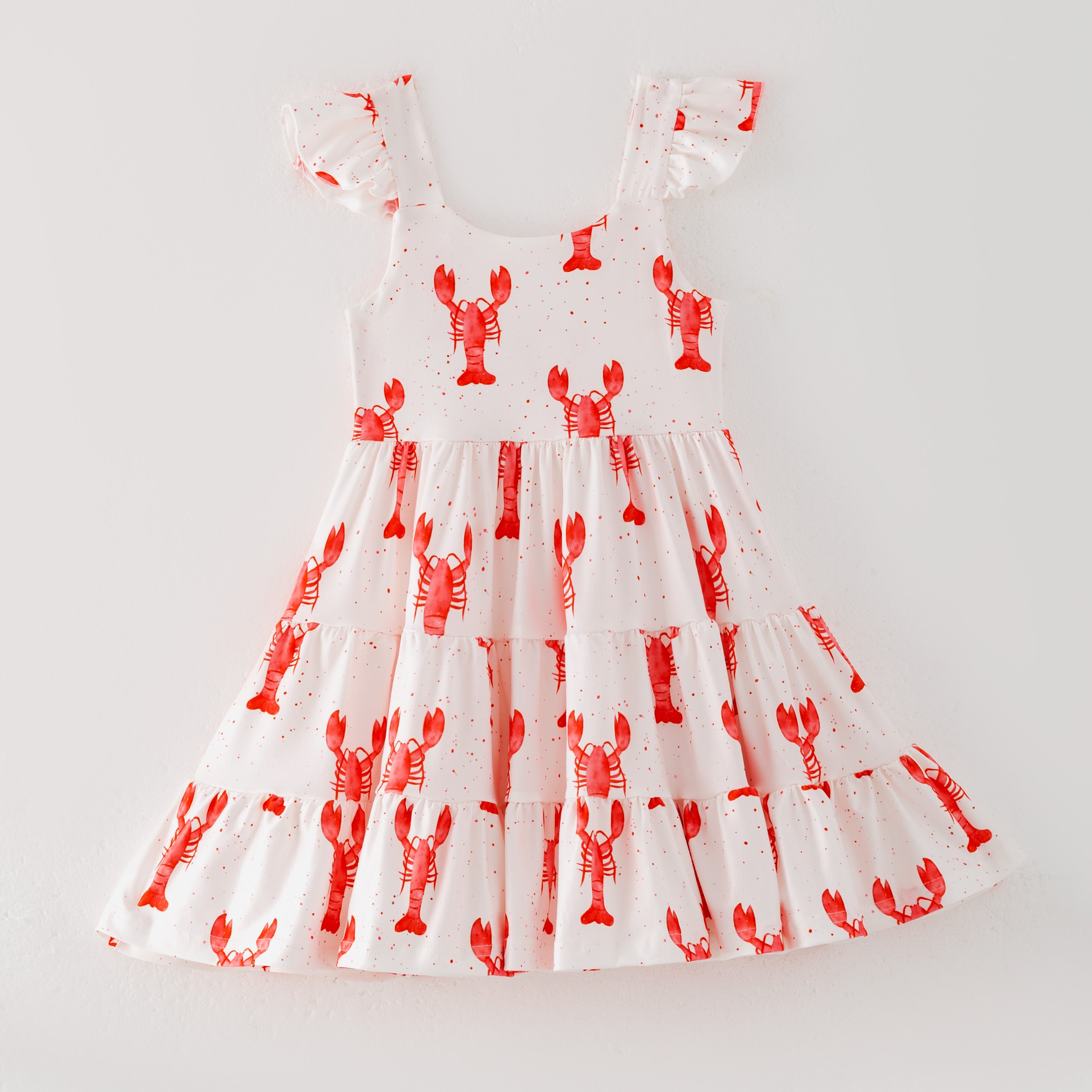 (Pre Order)Girls Spring and Summer Bow Print Dress