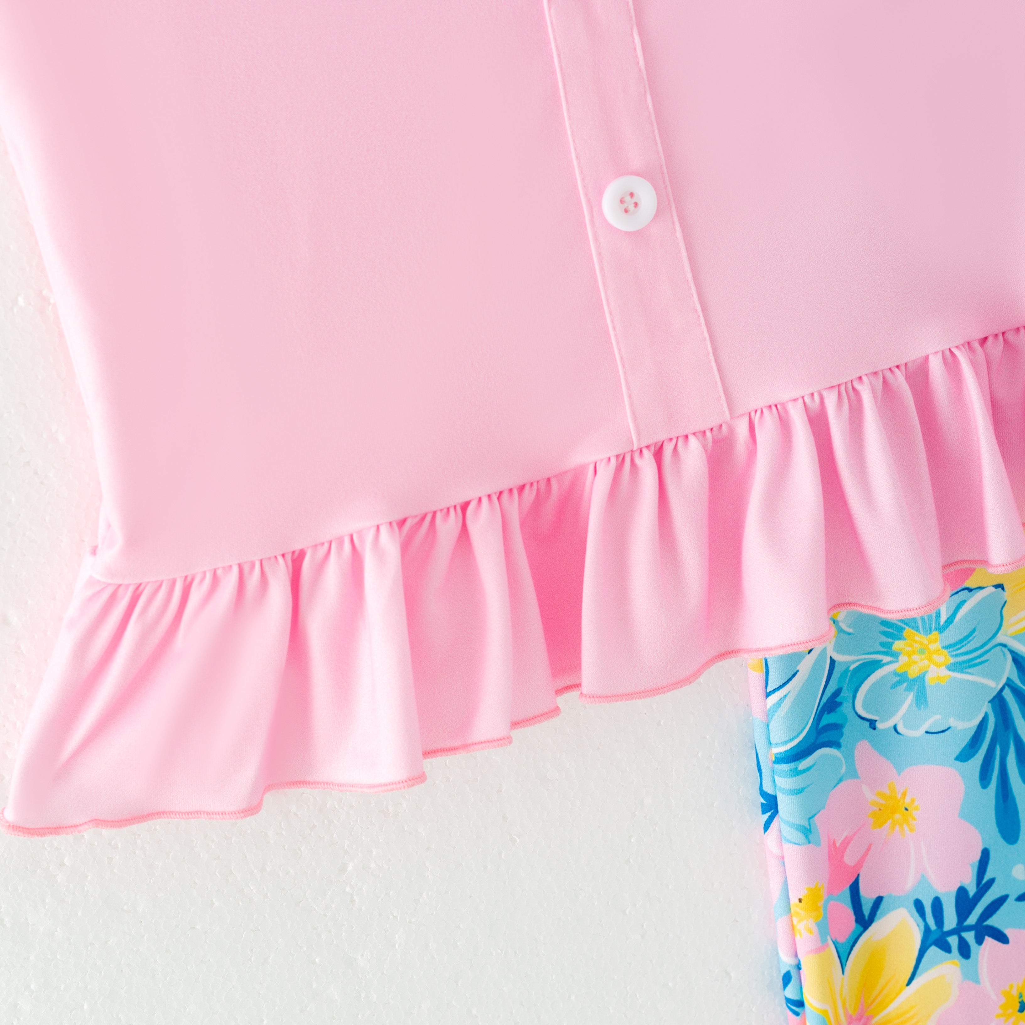(Pre Order)Mommy and Me Spring&Summer Sunflower Print Dress,Set