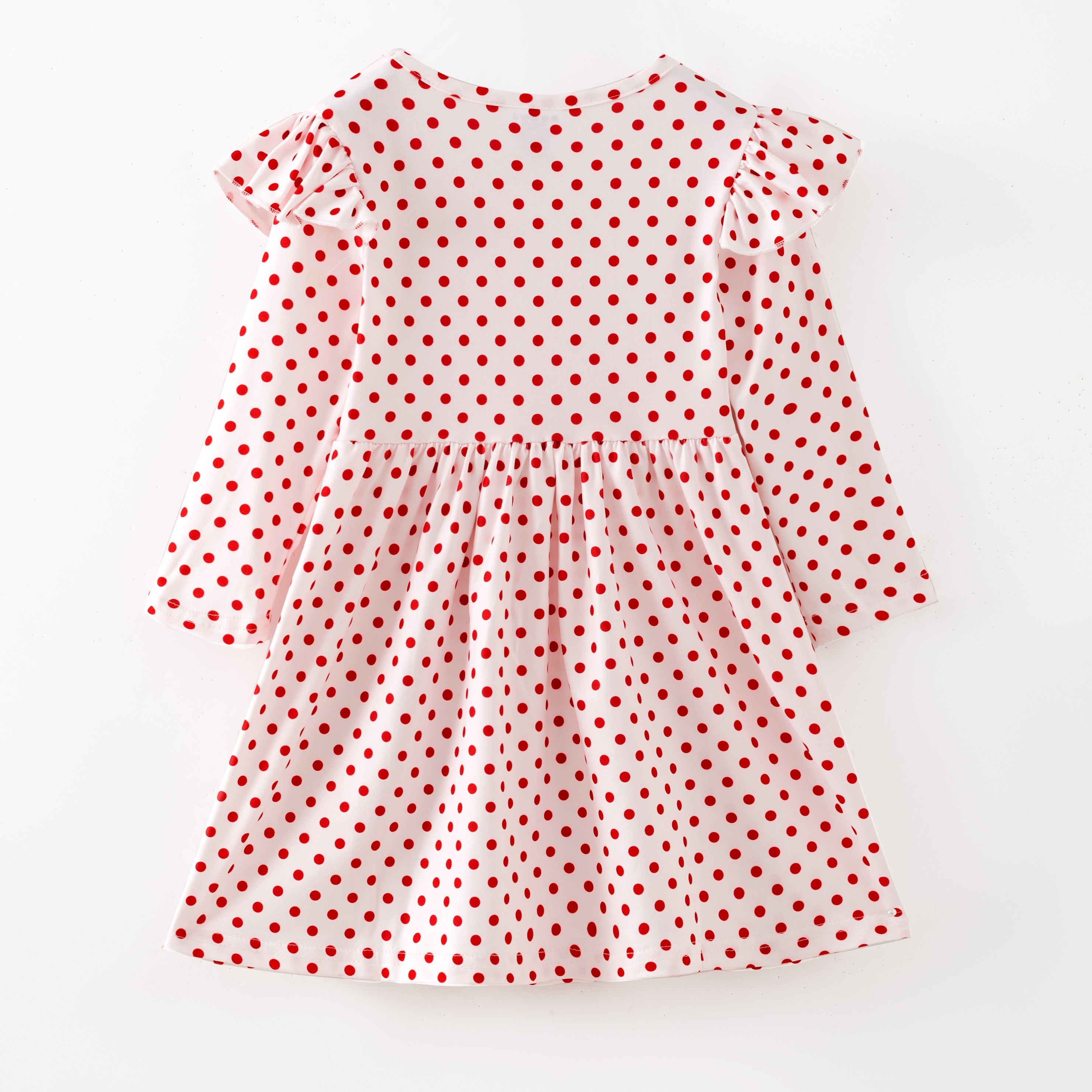 (In Stock)Girls Christmas Gingerbread Print Dress