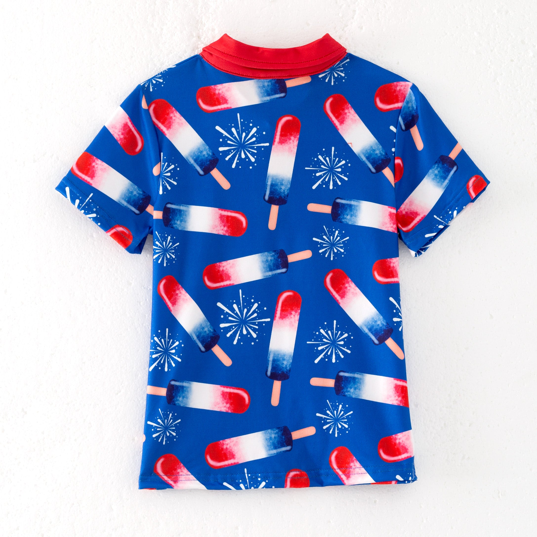 (Pre Order)Boys Patriotic Print Top