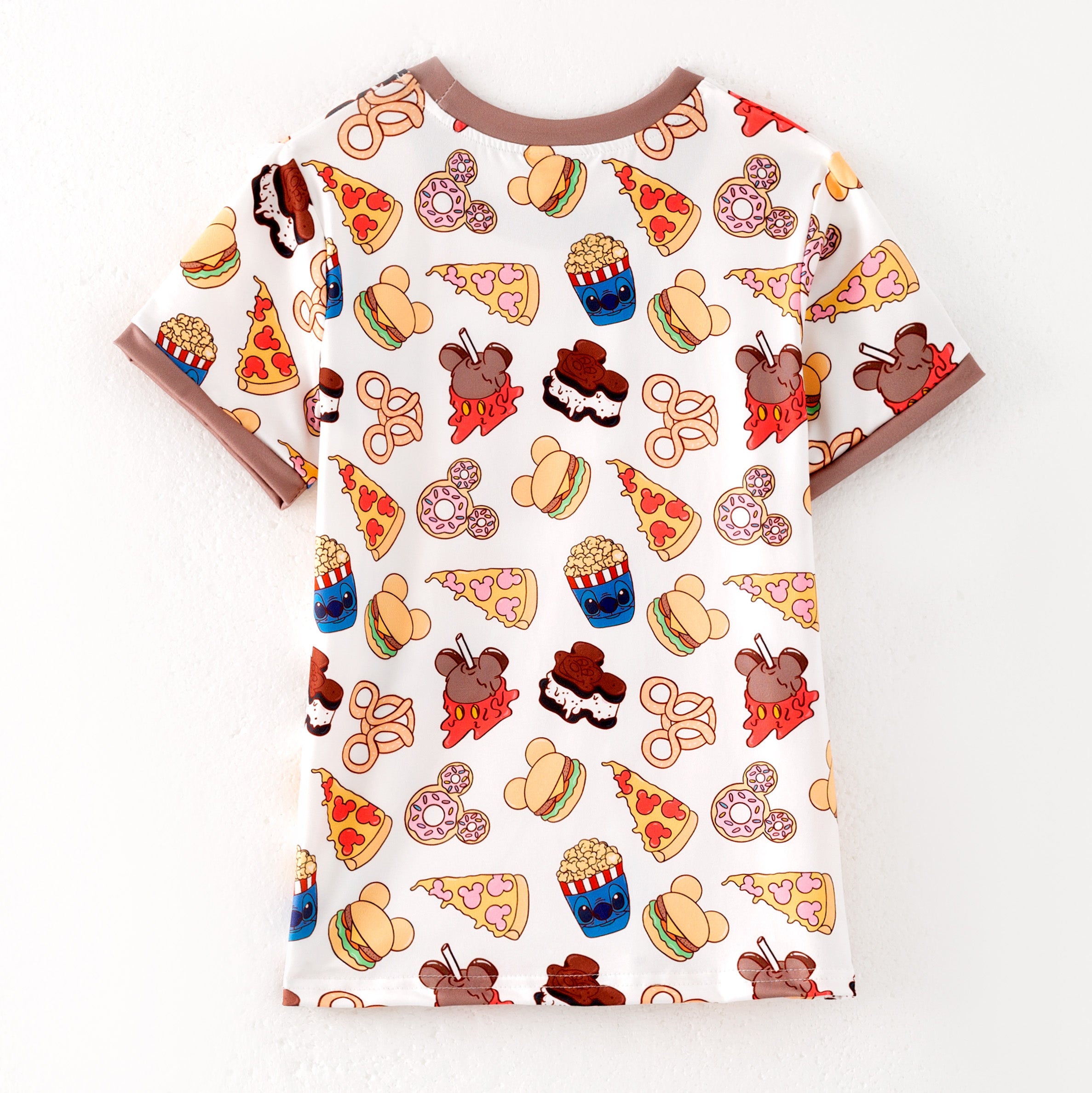 (Pre Order)Boys Spring and Summer Cartoon Dessert Print Top