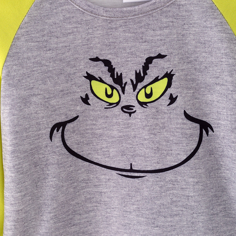 (In Stock G32-3-1)Mommy and Me Christmas Print Pajamas