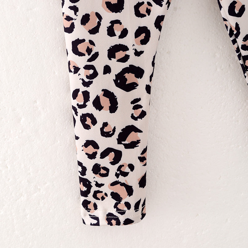 (In Stock Q11-3-1)Girls Fall Jesus Print Outfit Set