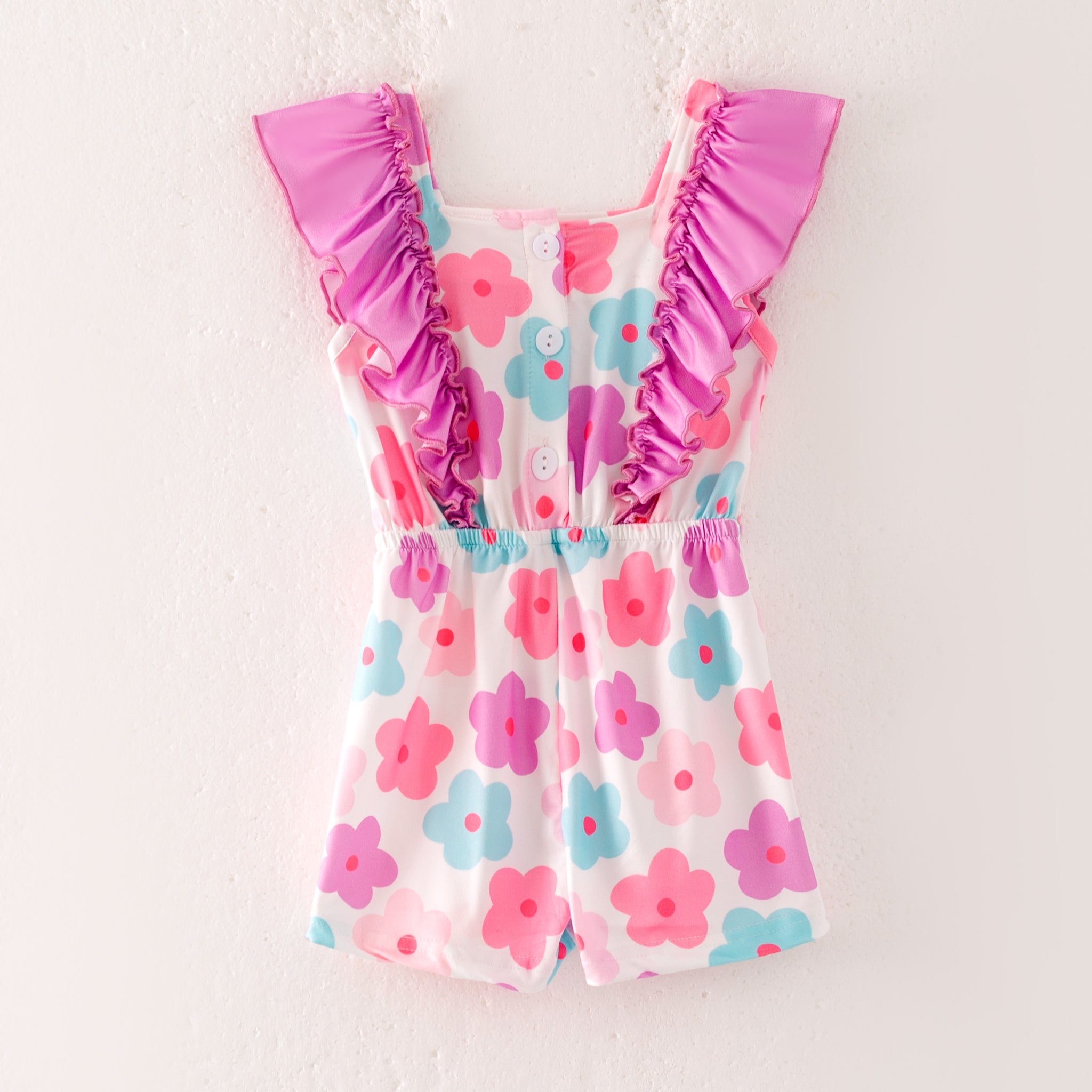 2 Piece Girls Flower Bodysuit & Jumper