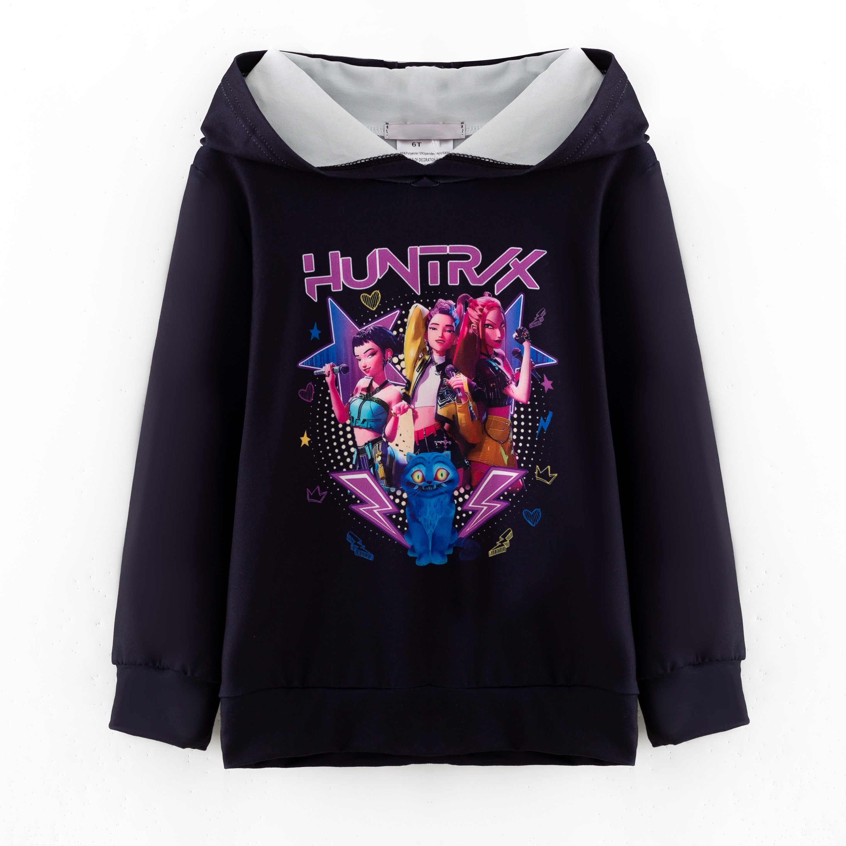 (Pre Order,Prepack Zone)Girls Movie Character Print Hoodie(Mix Size)