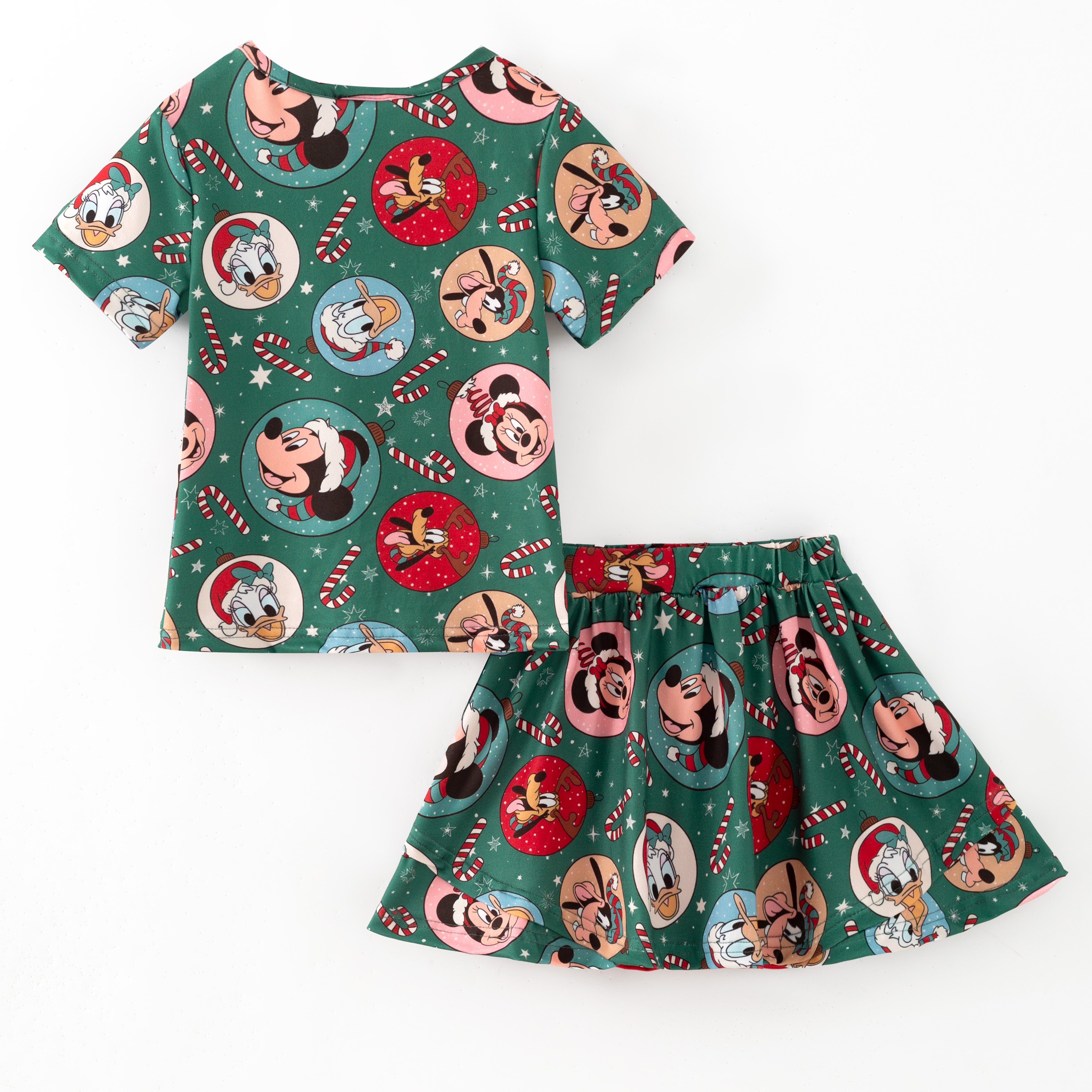 (Pre Order,Prepack Zone)Girls Christmas Cartoon Print Dress(Mix Size)