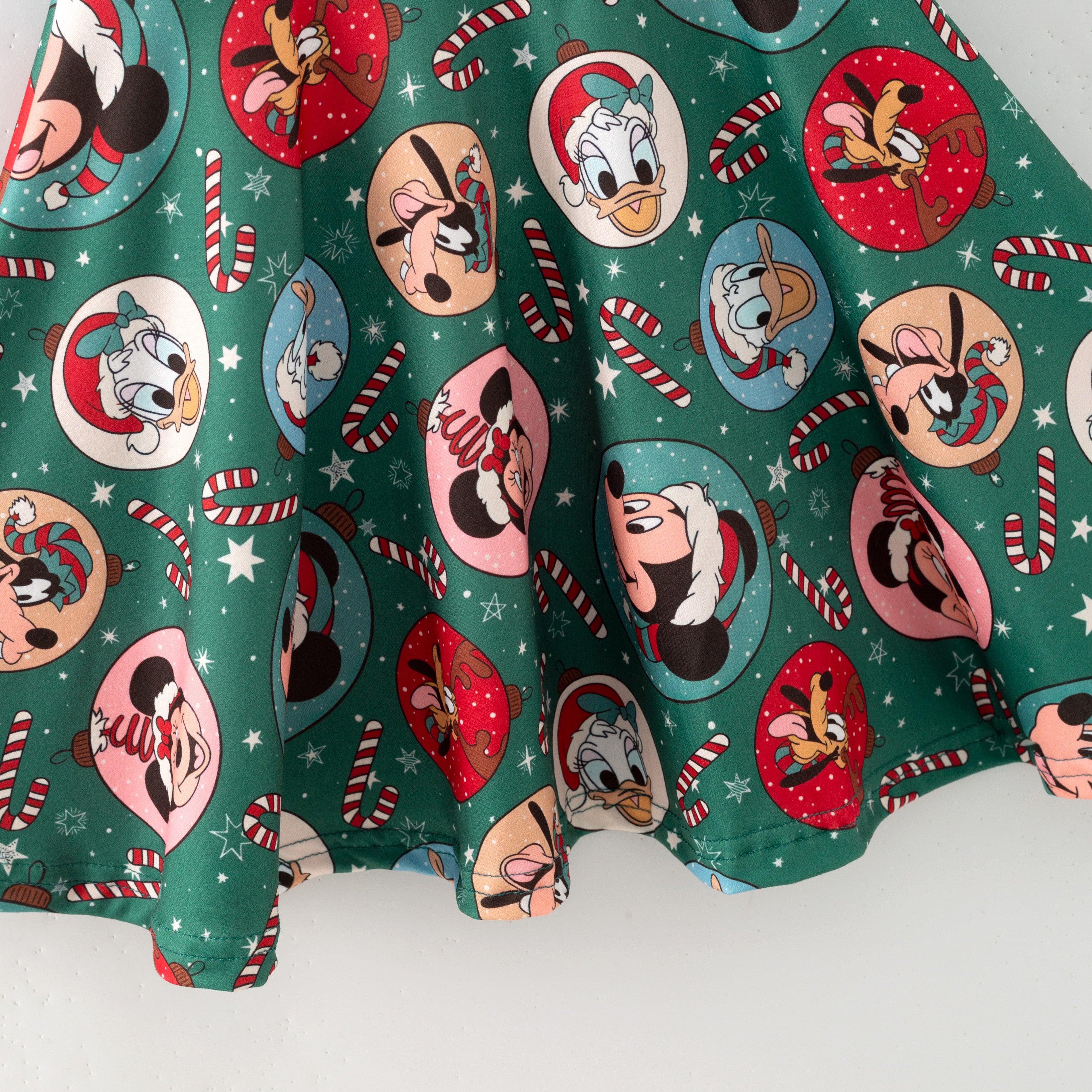 (Pre Order,Prepack Zone)Girls Christmas Cartoon Print Dress(Mix Size)