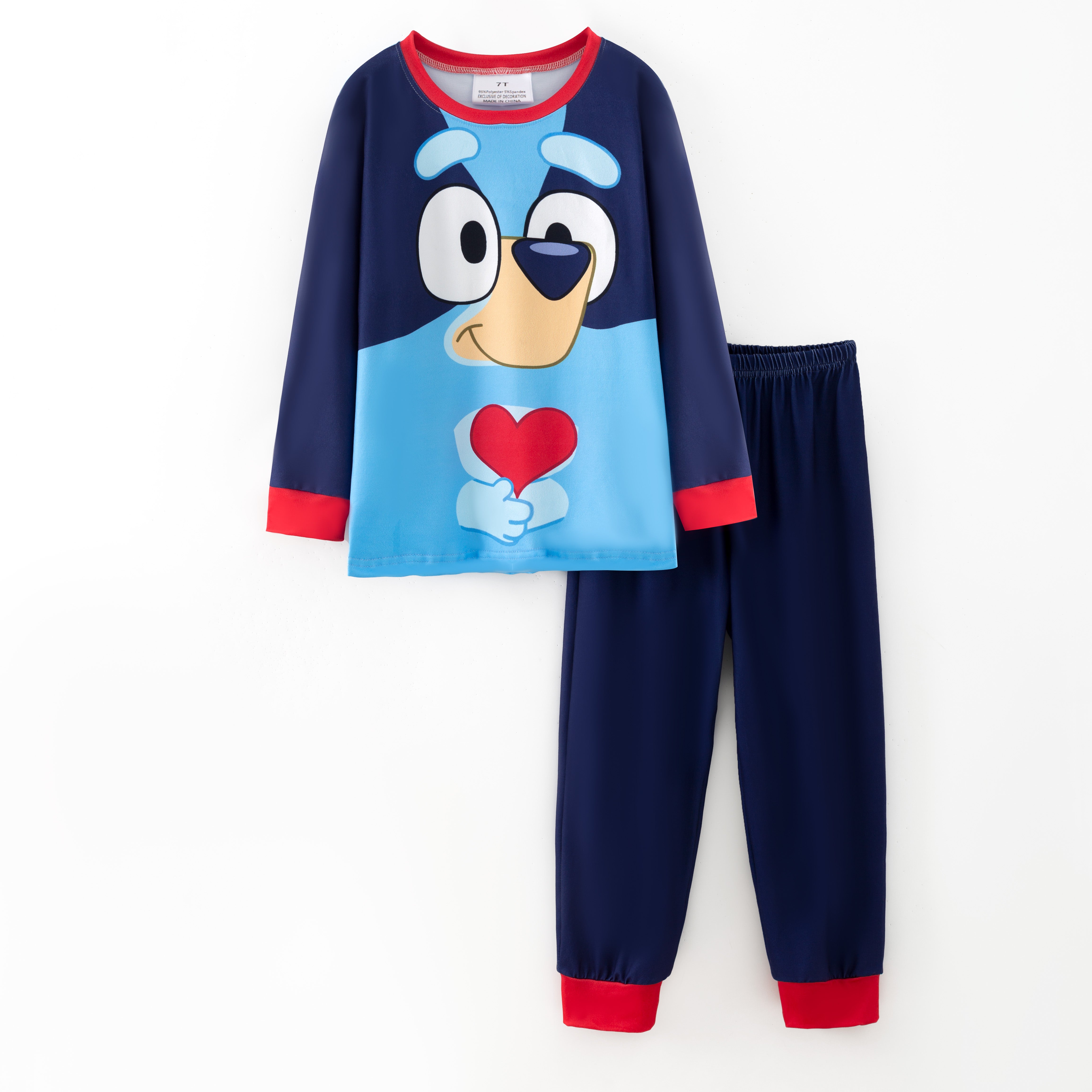 (Pre Order,Prepack Zone)Siblings Christmas Cartoon Print Pajamas(Mix Size)