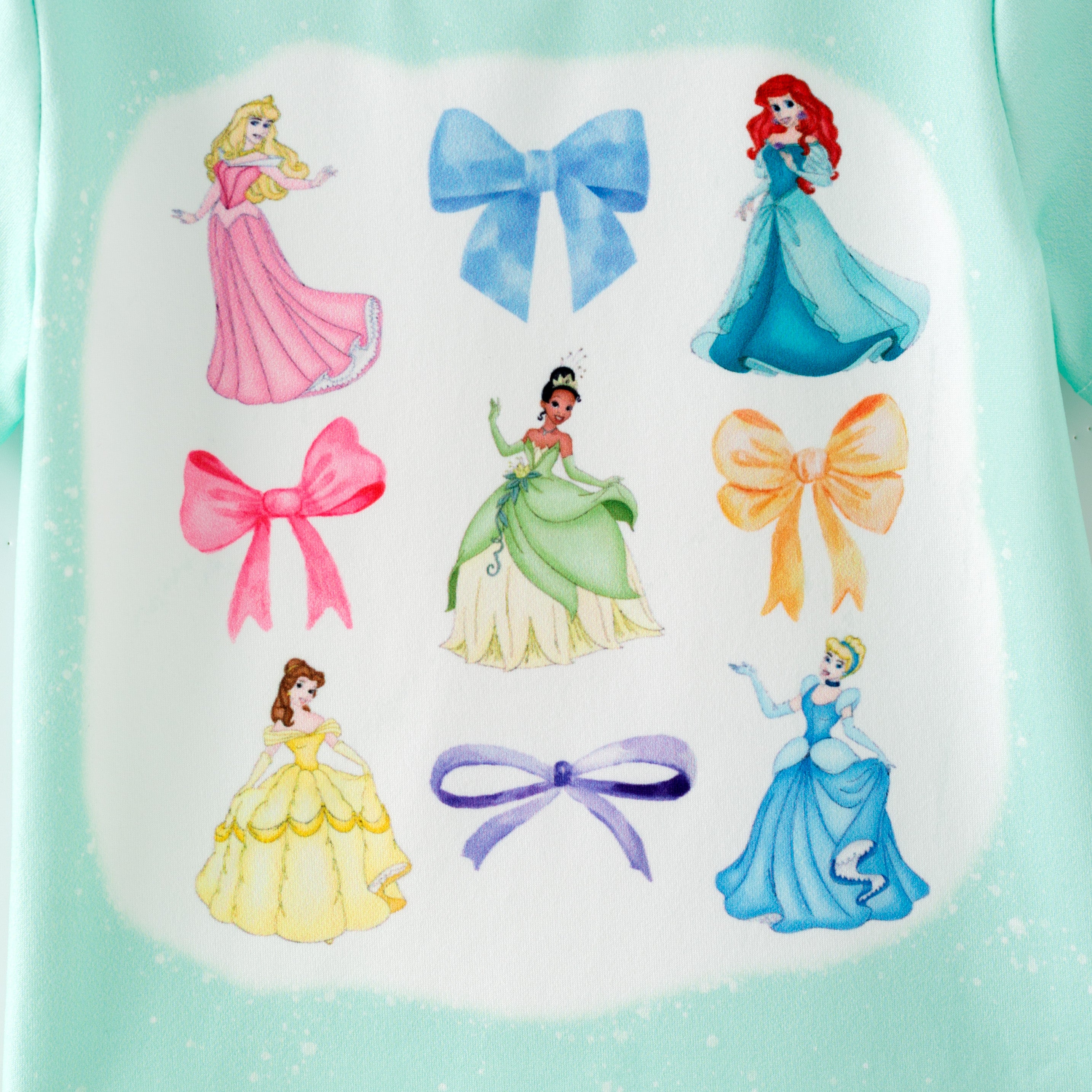 (Pre Order,Prepack Zone)Girls Princess Print Outfit Set(Mix Size)