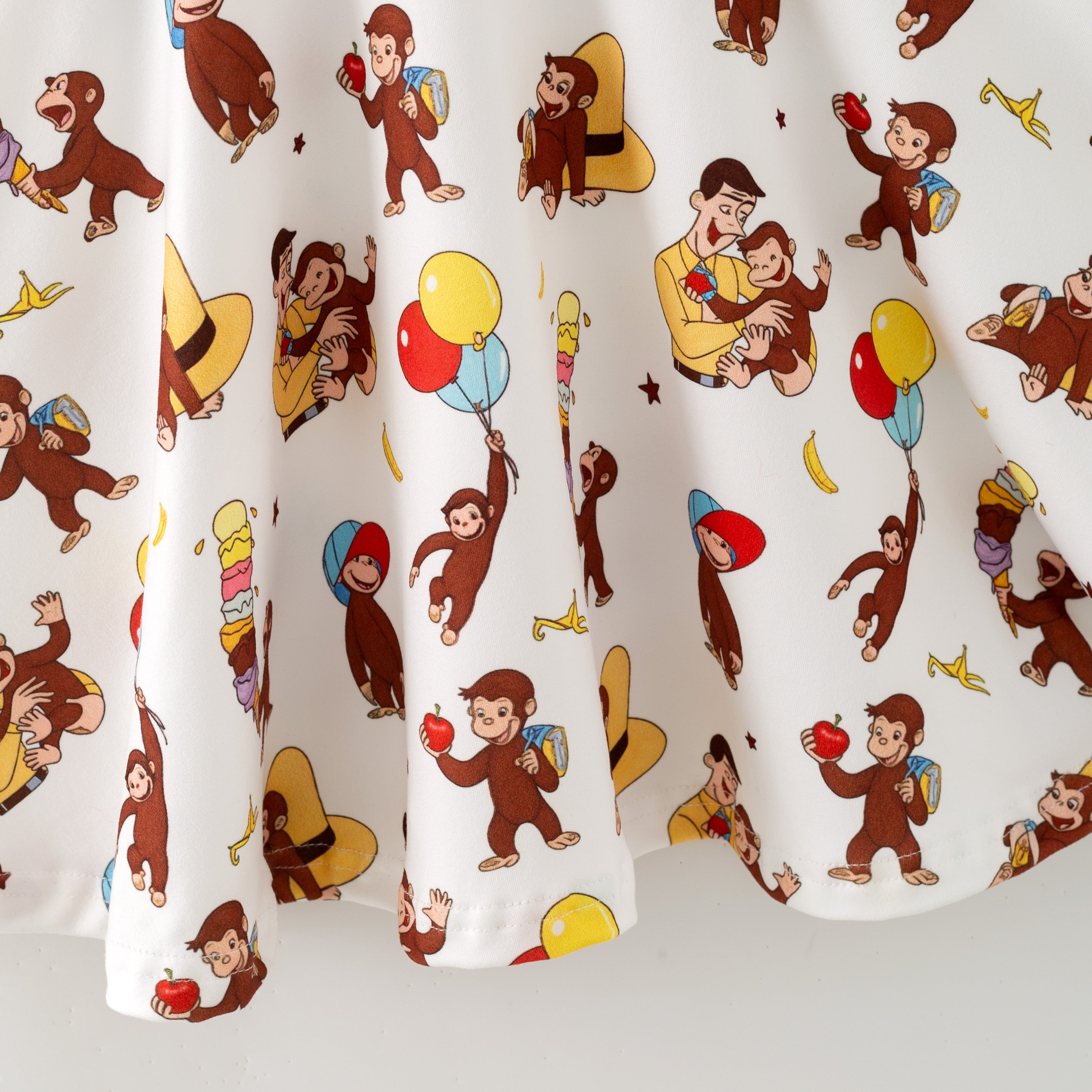 (Pre Order,Prepack Zone)Siblings Cartoon Print Dress&Romper