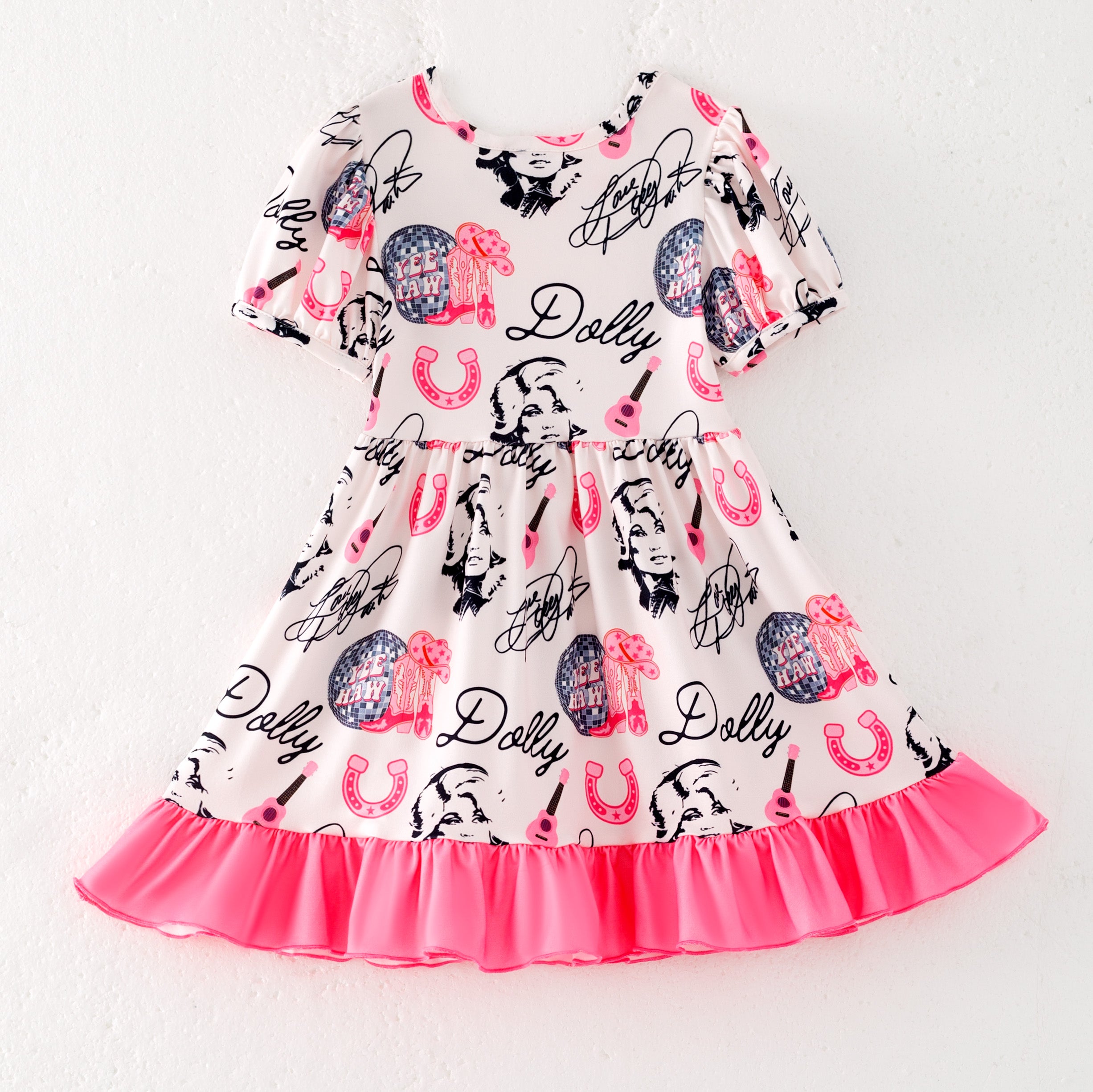 (Pre Order)Girls Spring and Summer Character Print Dress