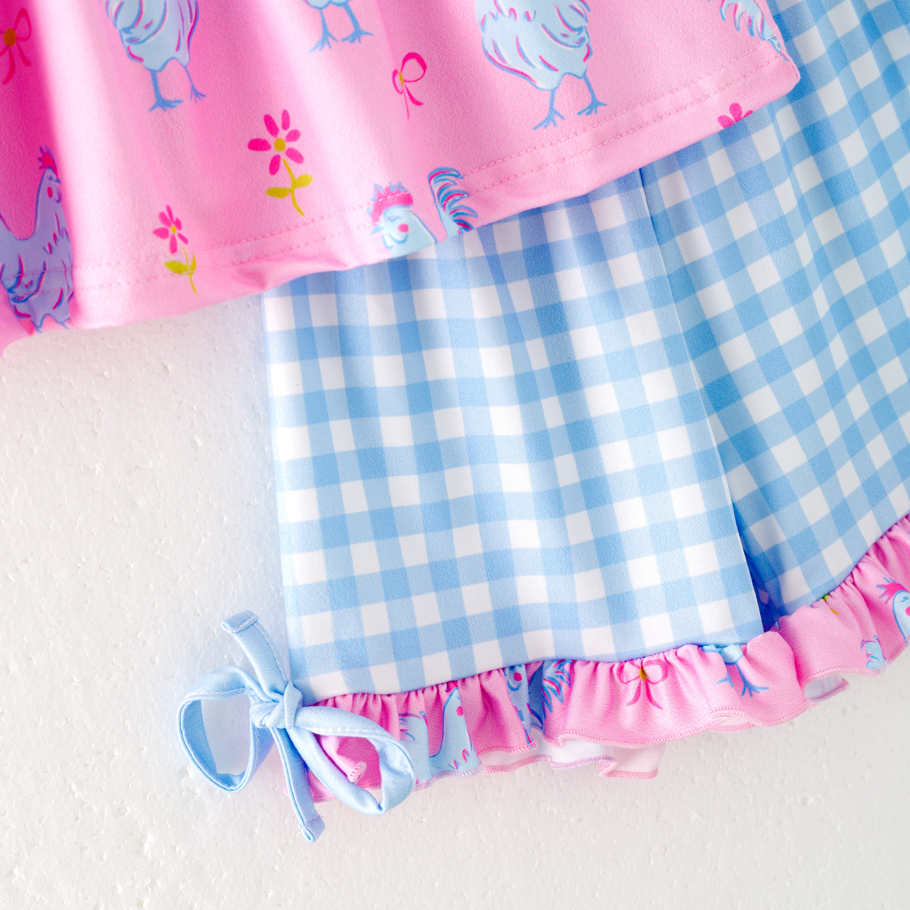 (Pre Order)Girls Spring and Summer Farm&Puppy Print Shorts Set