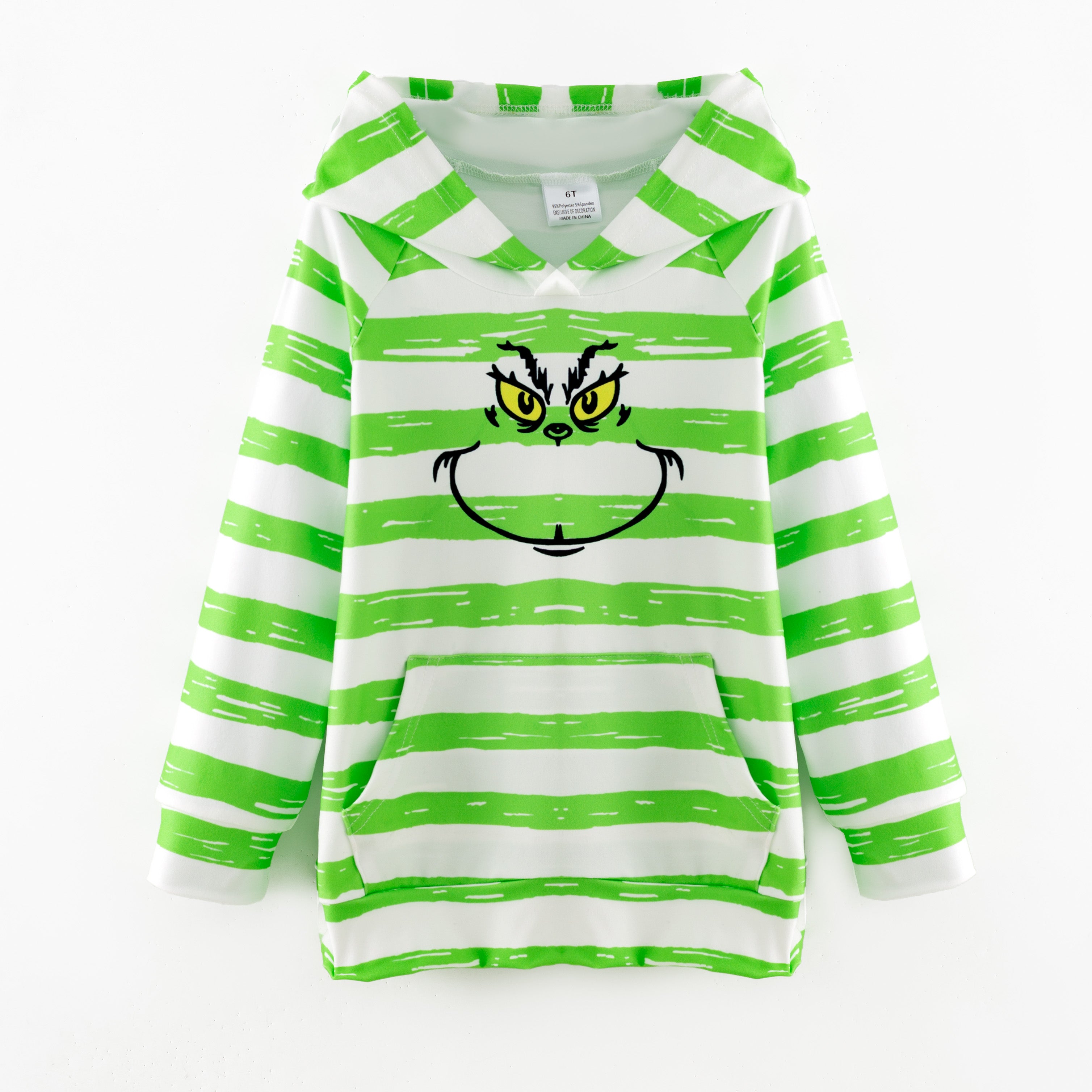 (Pre Order,Prepack Zone)Family Cartoon Print Hoodie