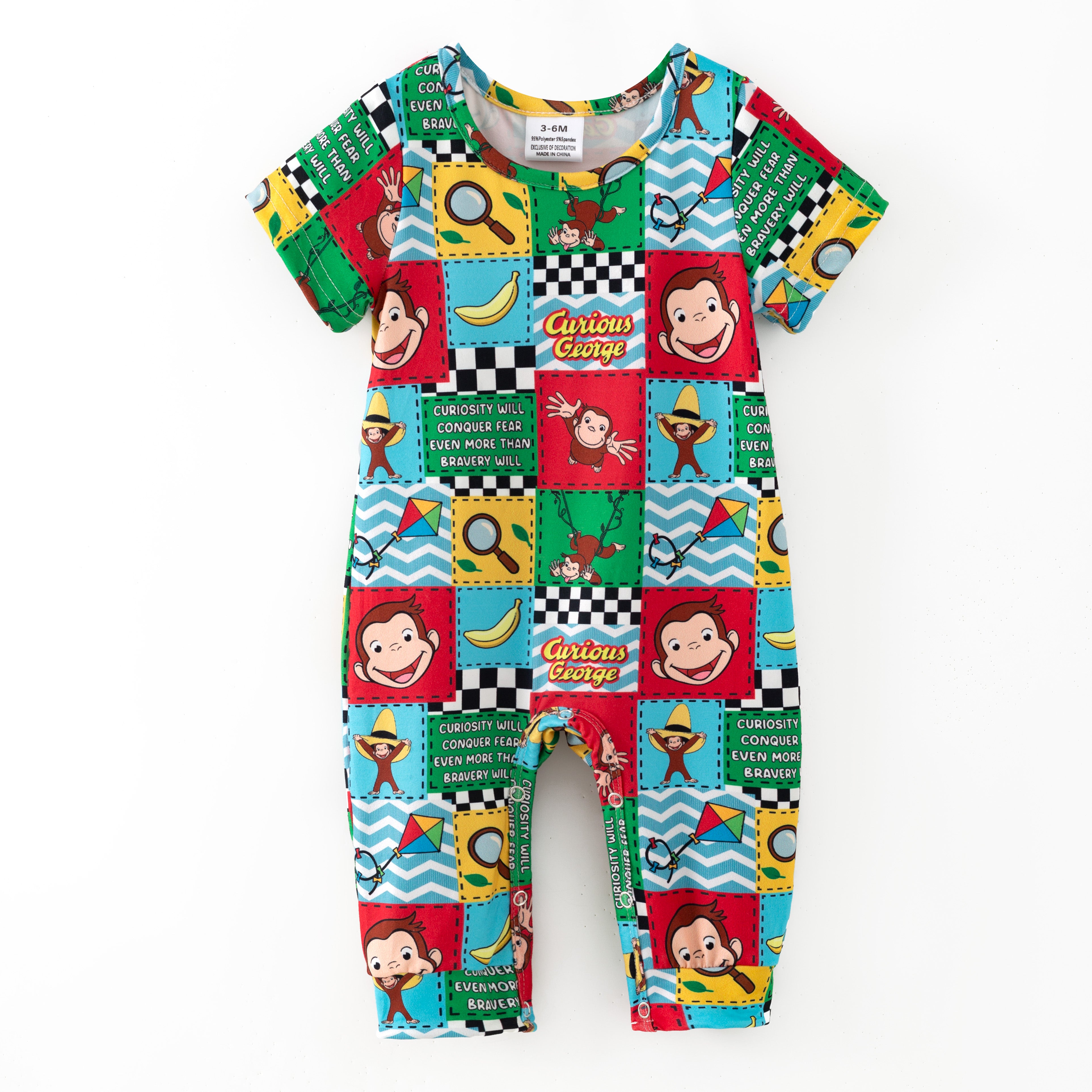 (Pre Order,Prepack Zone)Siblings Cartoon Print Dress&Romper