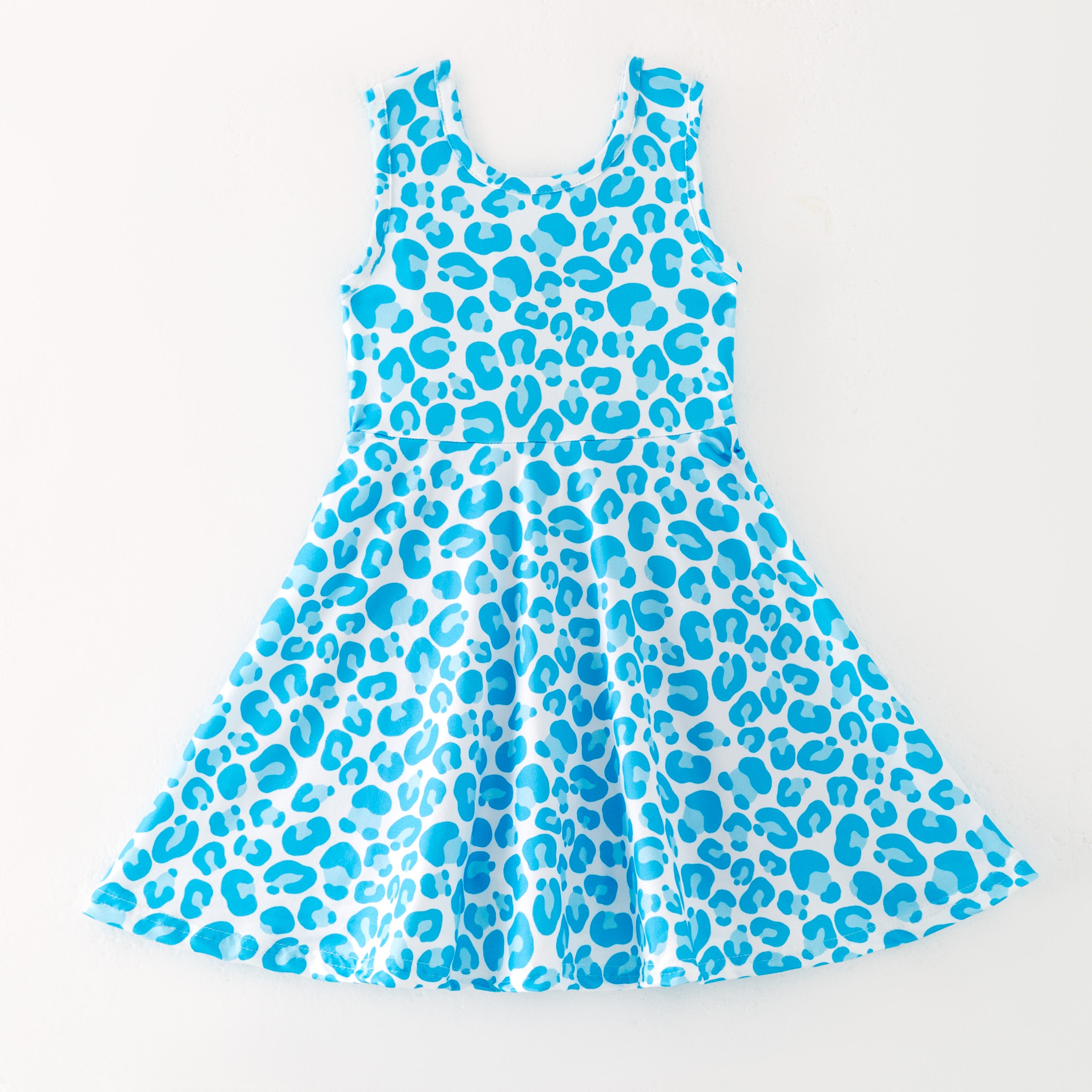 (Pre Order)Girls Spring and Summer Light Blue Skort Dress