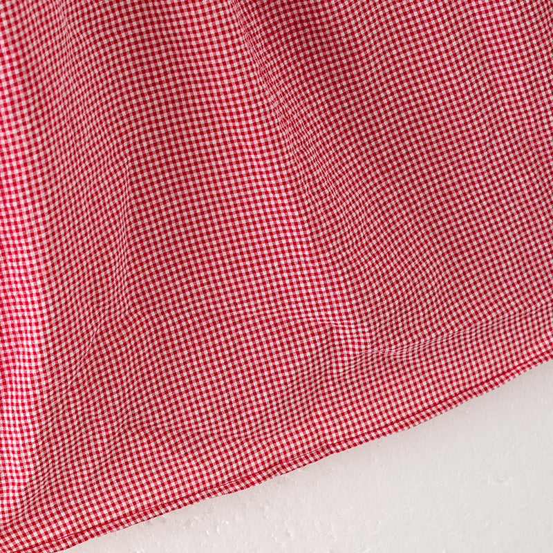 (In Stock G8-3-1)Girls Christmas Embroidery Smocked Dress