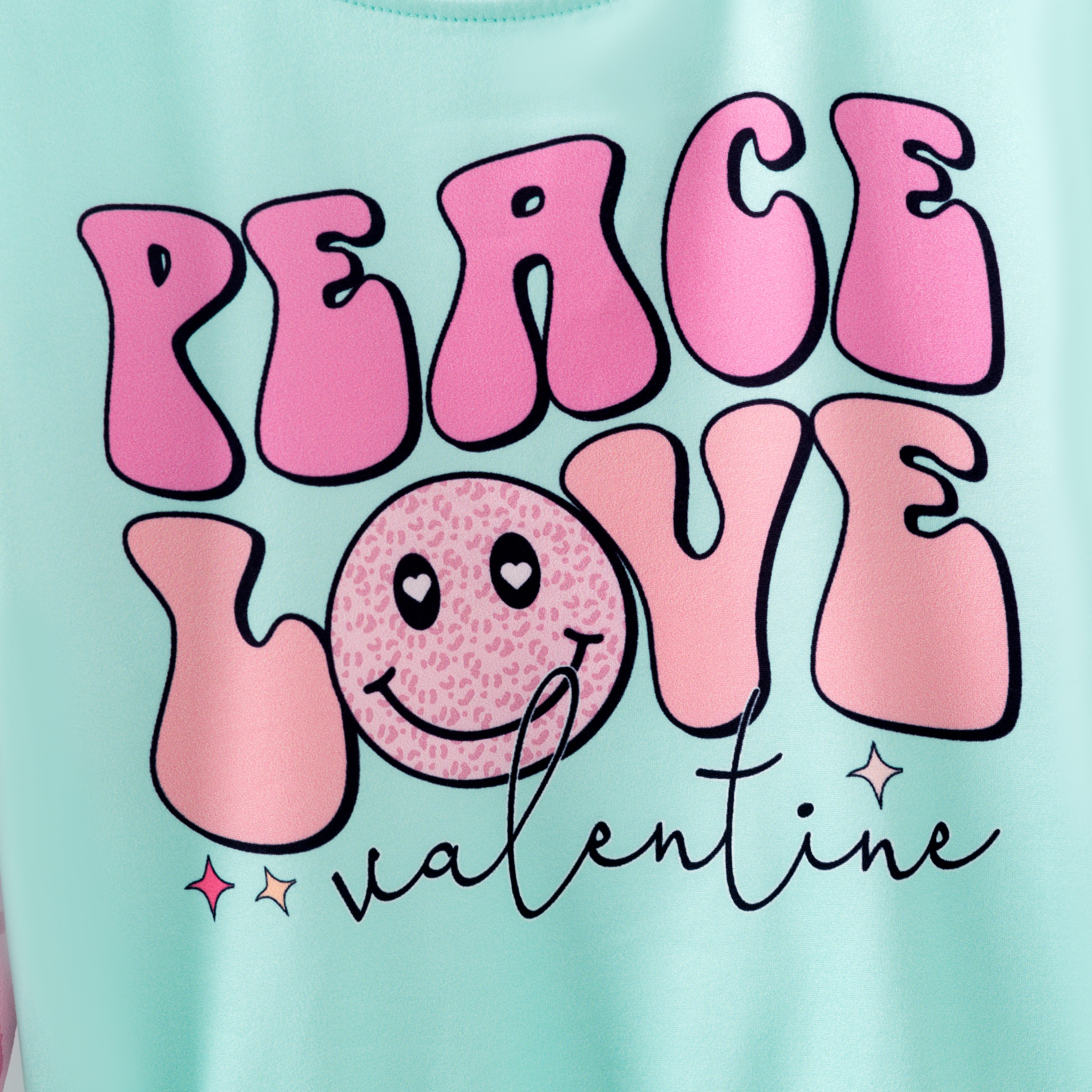 (In Stock)Girls Valentine's Day Print Top