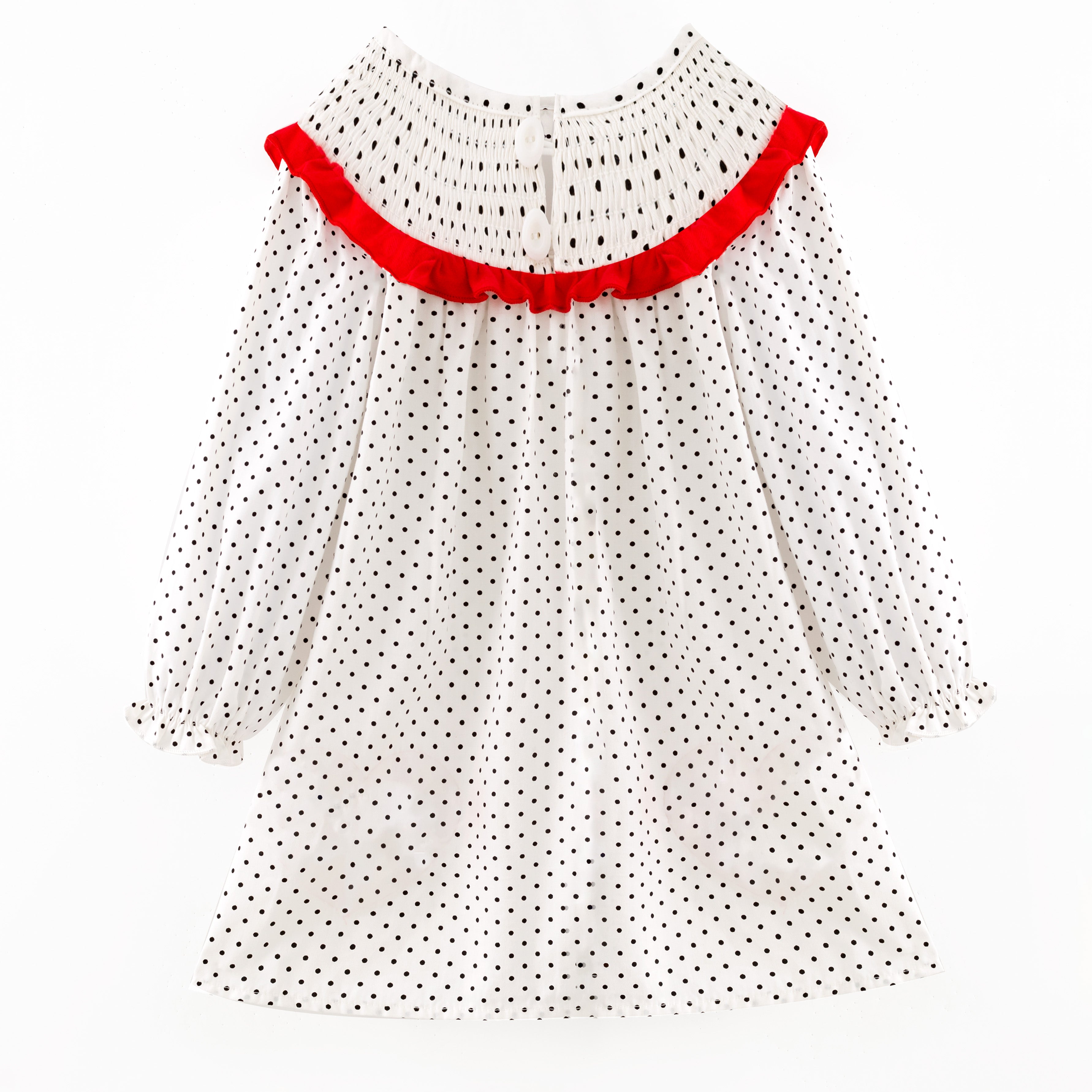 (In Stock)Girls Valentine's Day Sequin Smocked Dress