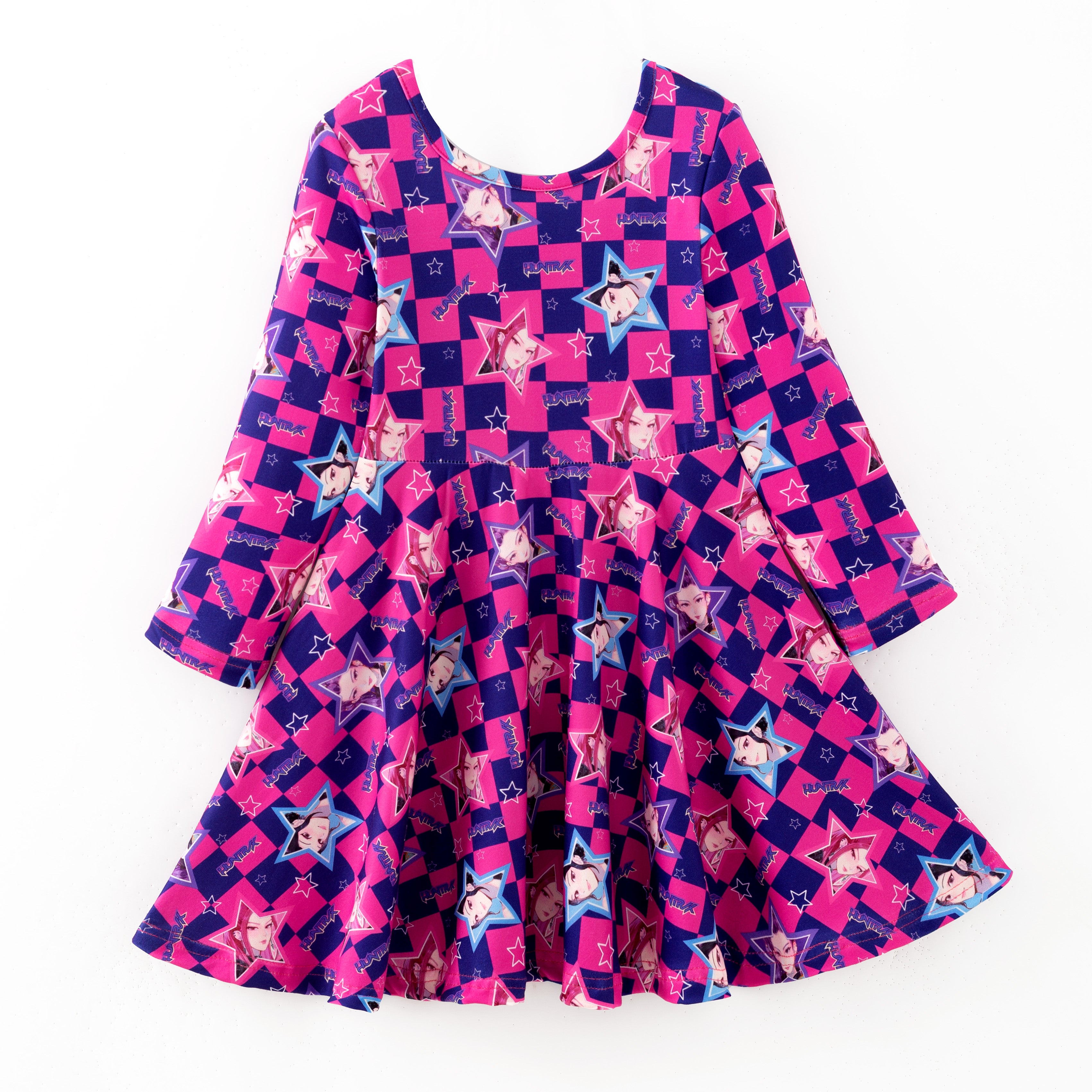 (Pre Order,Prepack Zone)Girls Movie Character Print Dress(Mix Size)