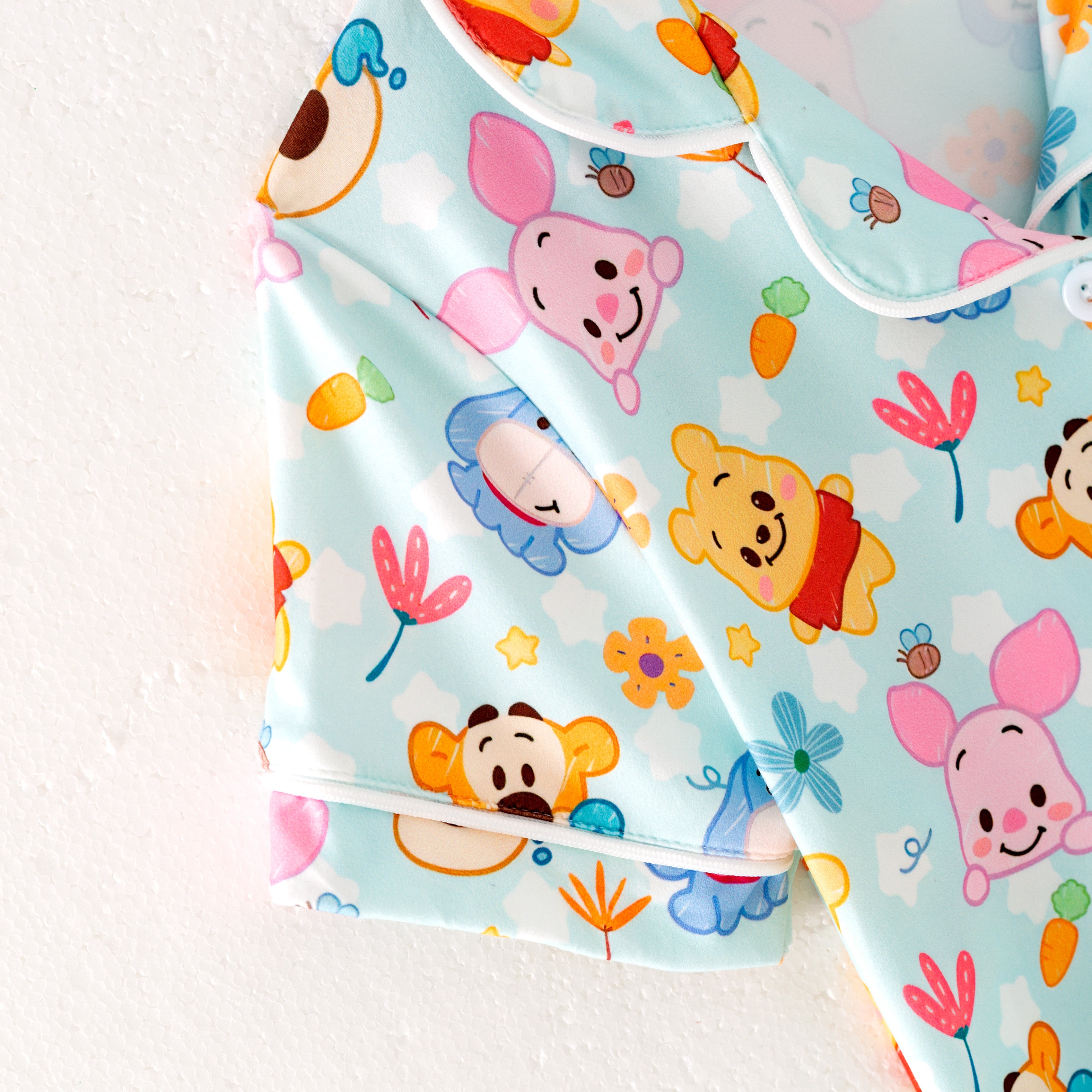 (Pre Order)Girls Spring and Summer Cartoon Print Pajamas