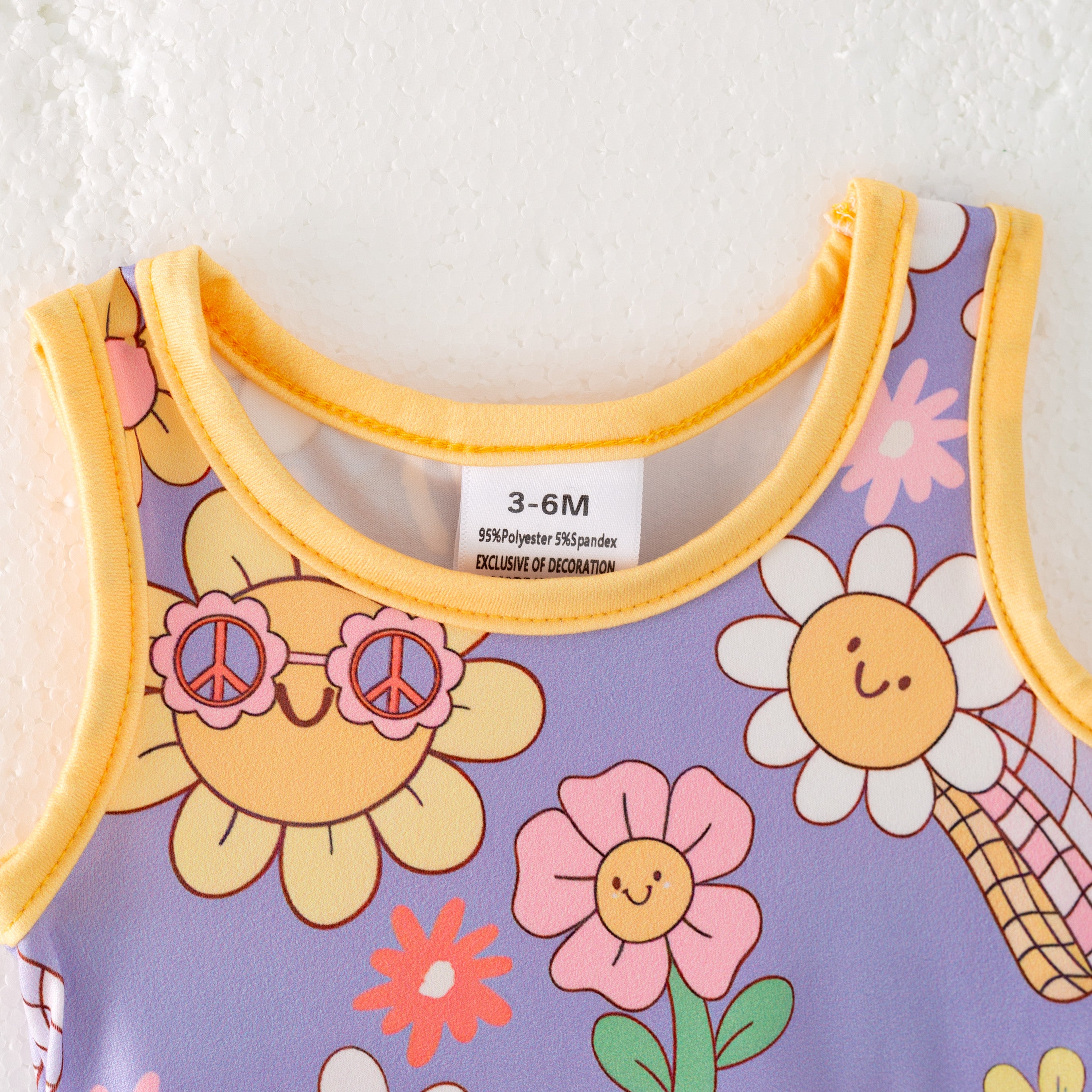 (Pre Order)Girls Spring and Summer Sunflower Print Dress,Set,Jumpsuit&Romper