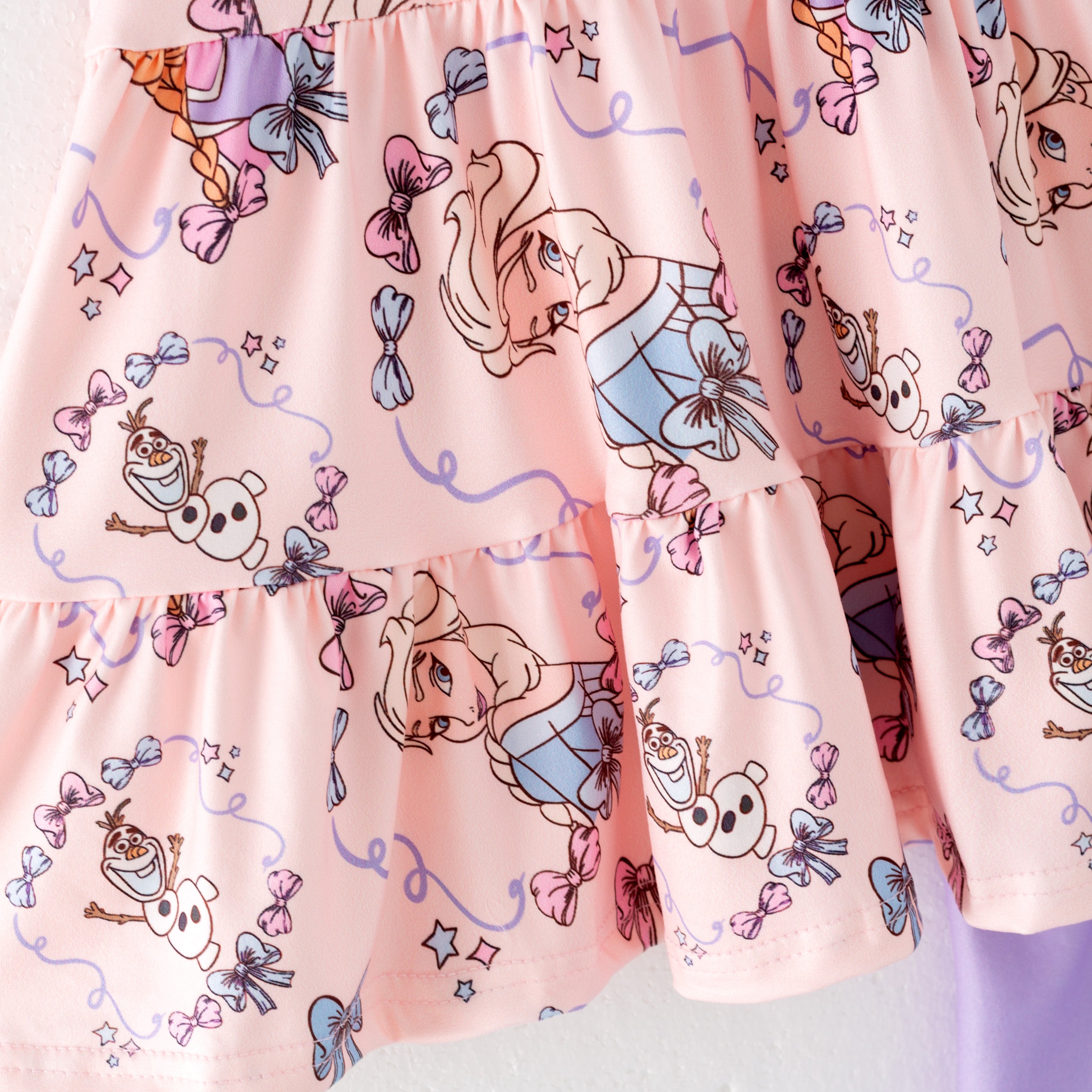 (Pre Order)Girls Spring and Summer Cartoon Print Shorts Set