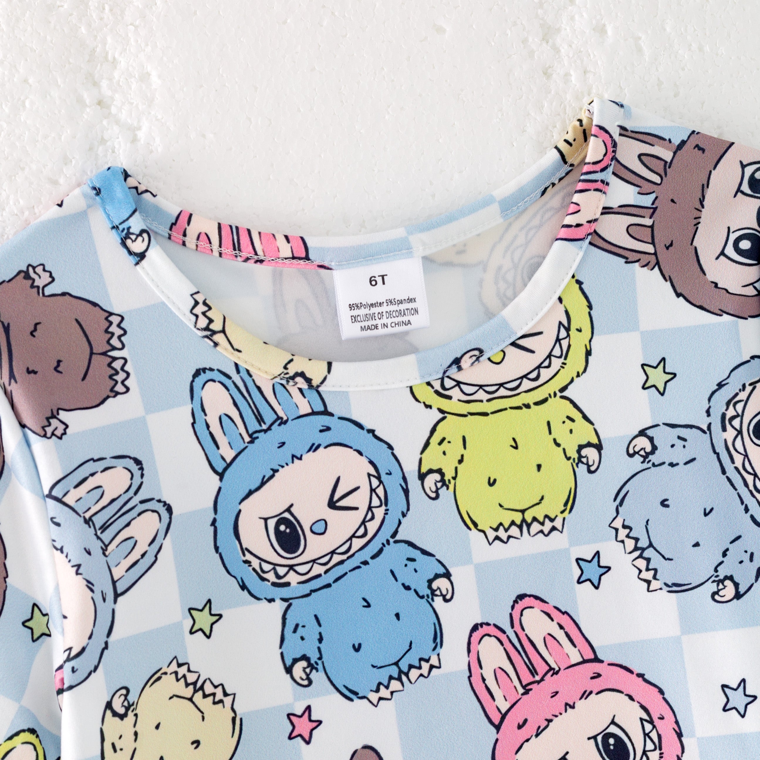 (Pre Order)Girls Spring and Summer Cartoon Print Dress,Jumpsuit,Set&Top