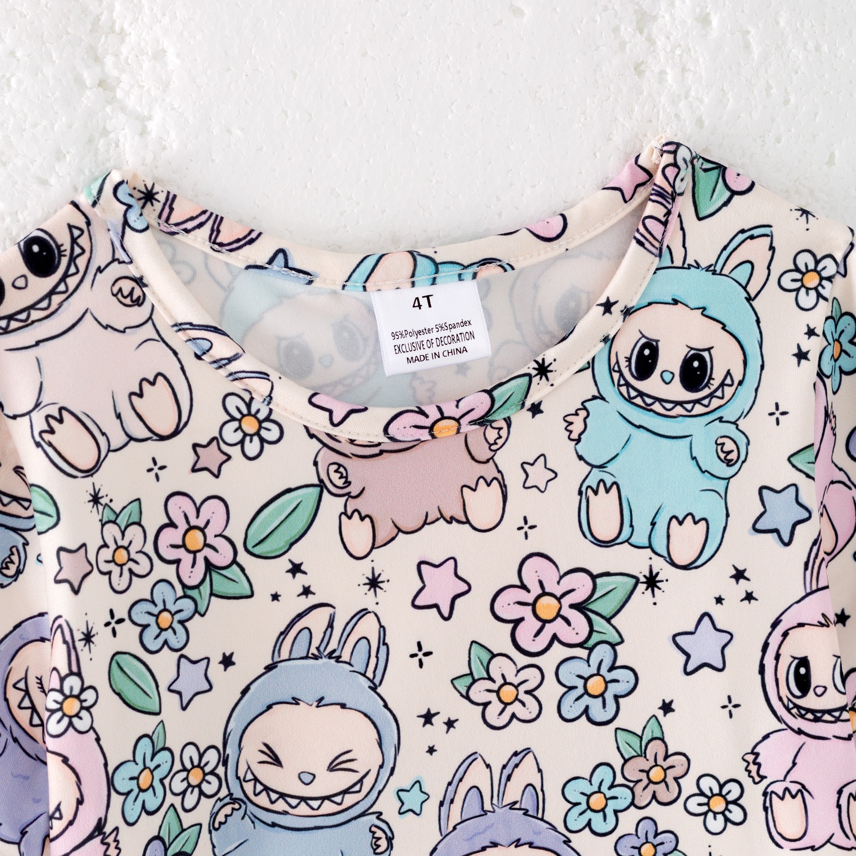 (Pre Order)Girls Spring and Summer Cartoon Print Dress,Set,Jumpsuit&Top