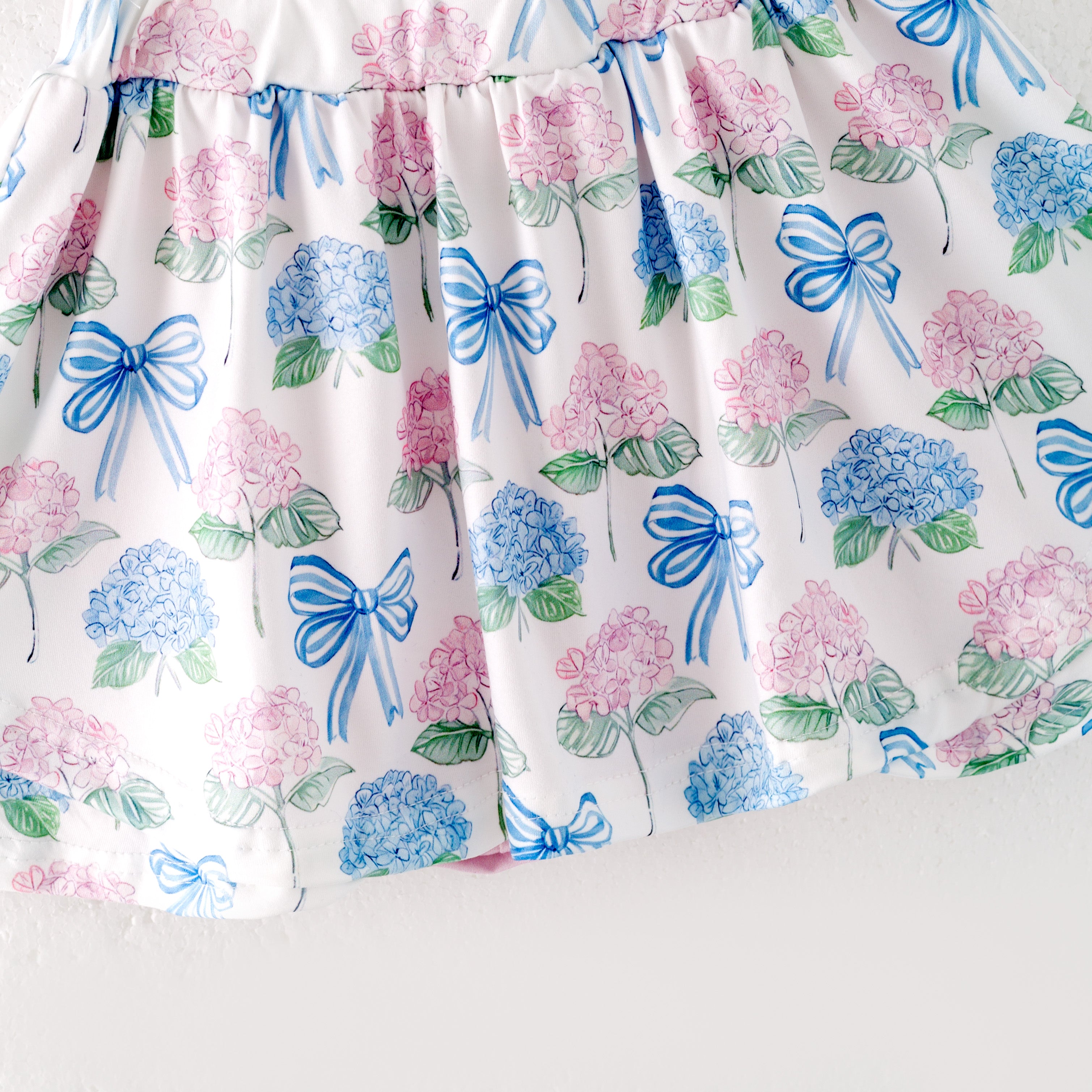 (Pre Order)Sisters Spring and Summer Floral Print Skorts Set&Romper