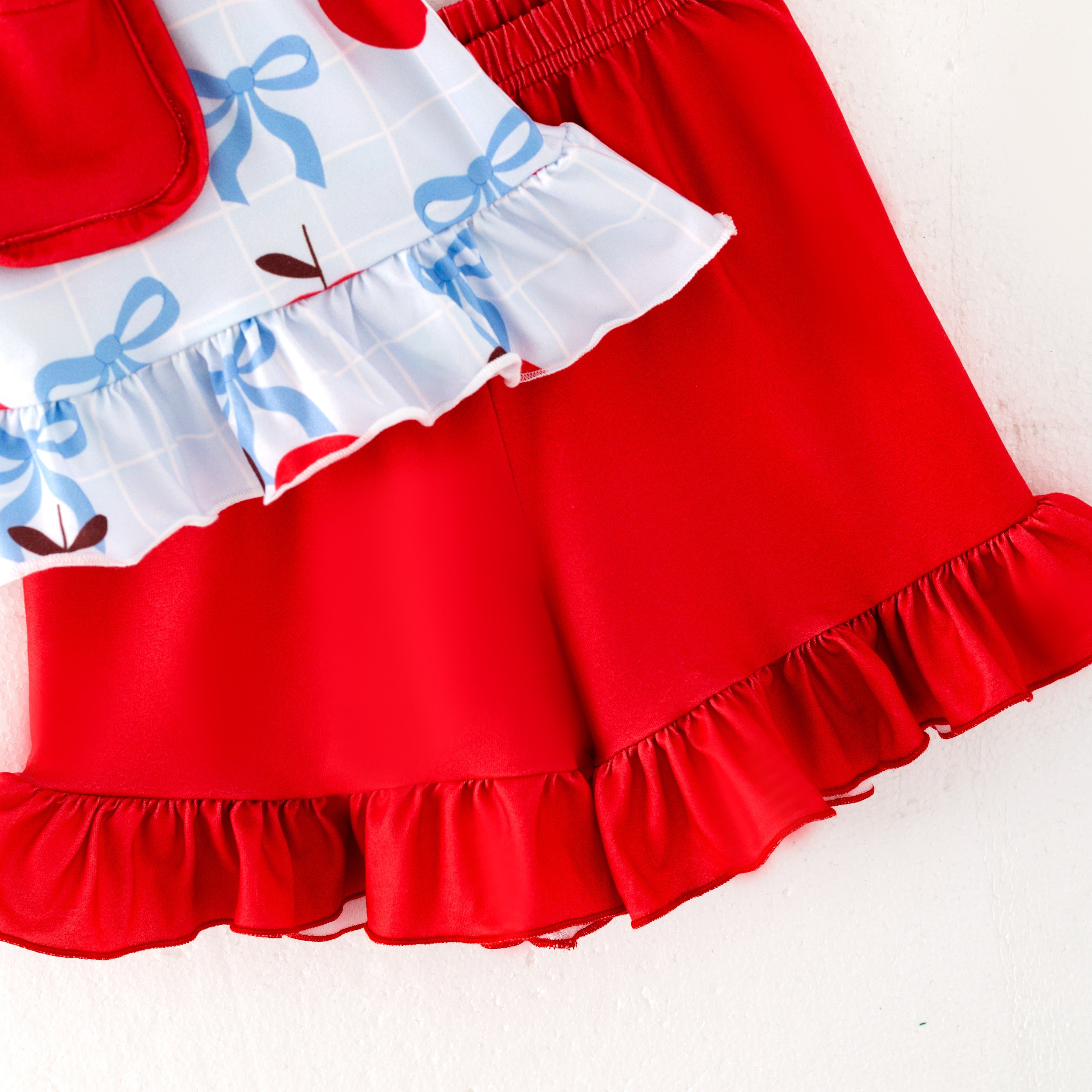 (Pre Order)Girls Summer Back To School Print Dress&Set