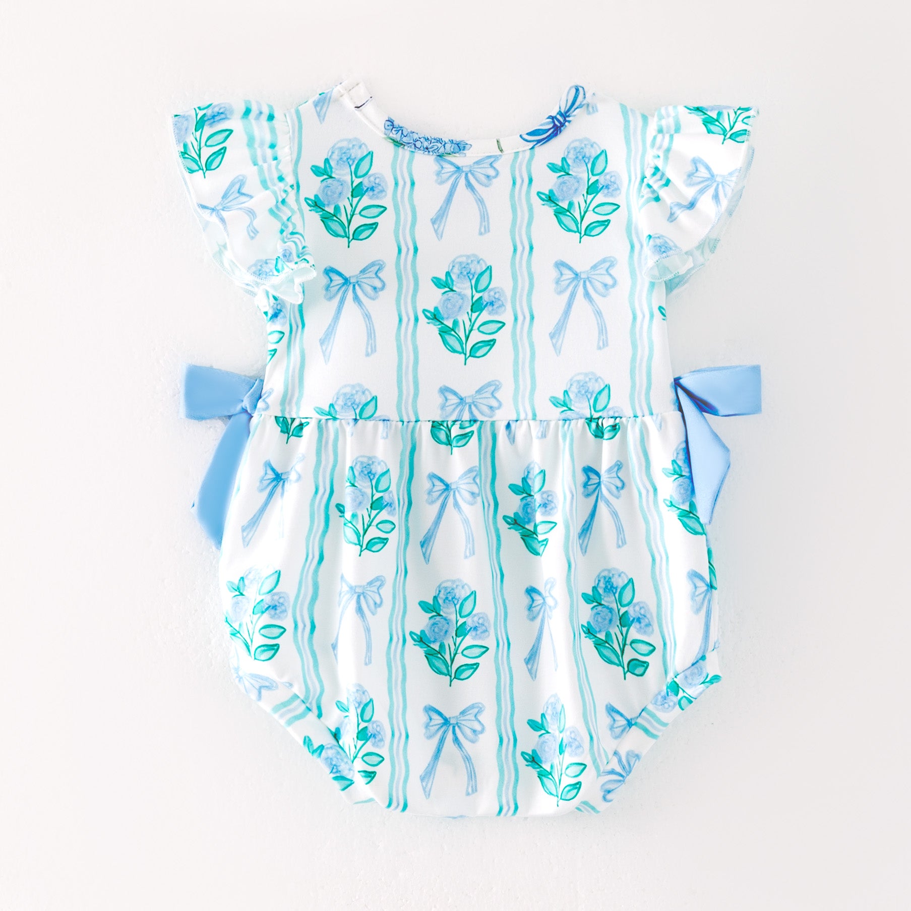 (Pre Order)Sisters Spring and Summer Floral Print Skorts Set&Romper