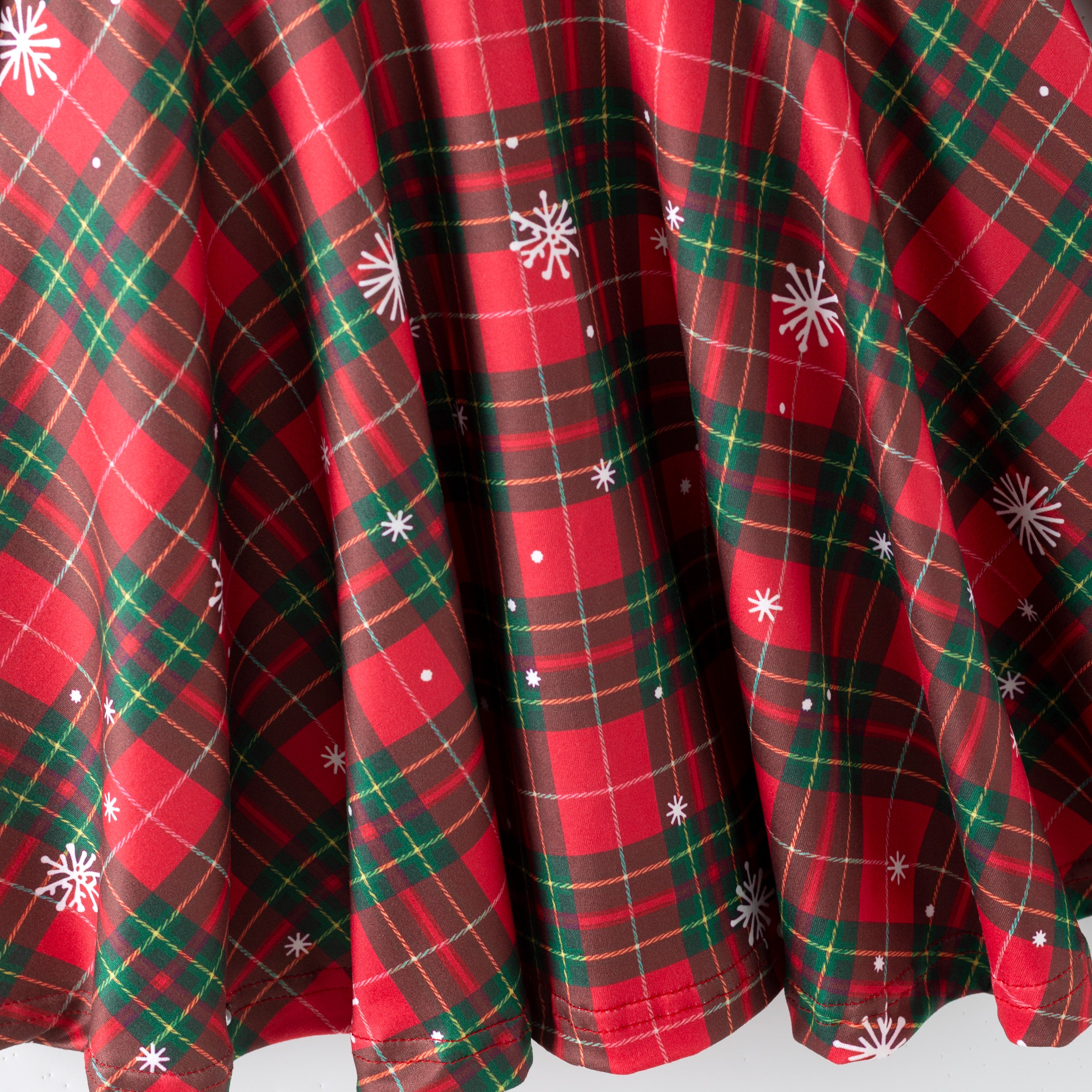 (Pre Order,Prepack Zone)Girls Christmas Print Dress&Pajamas(Mix Size)