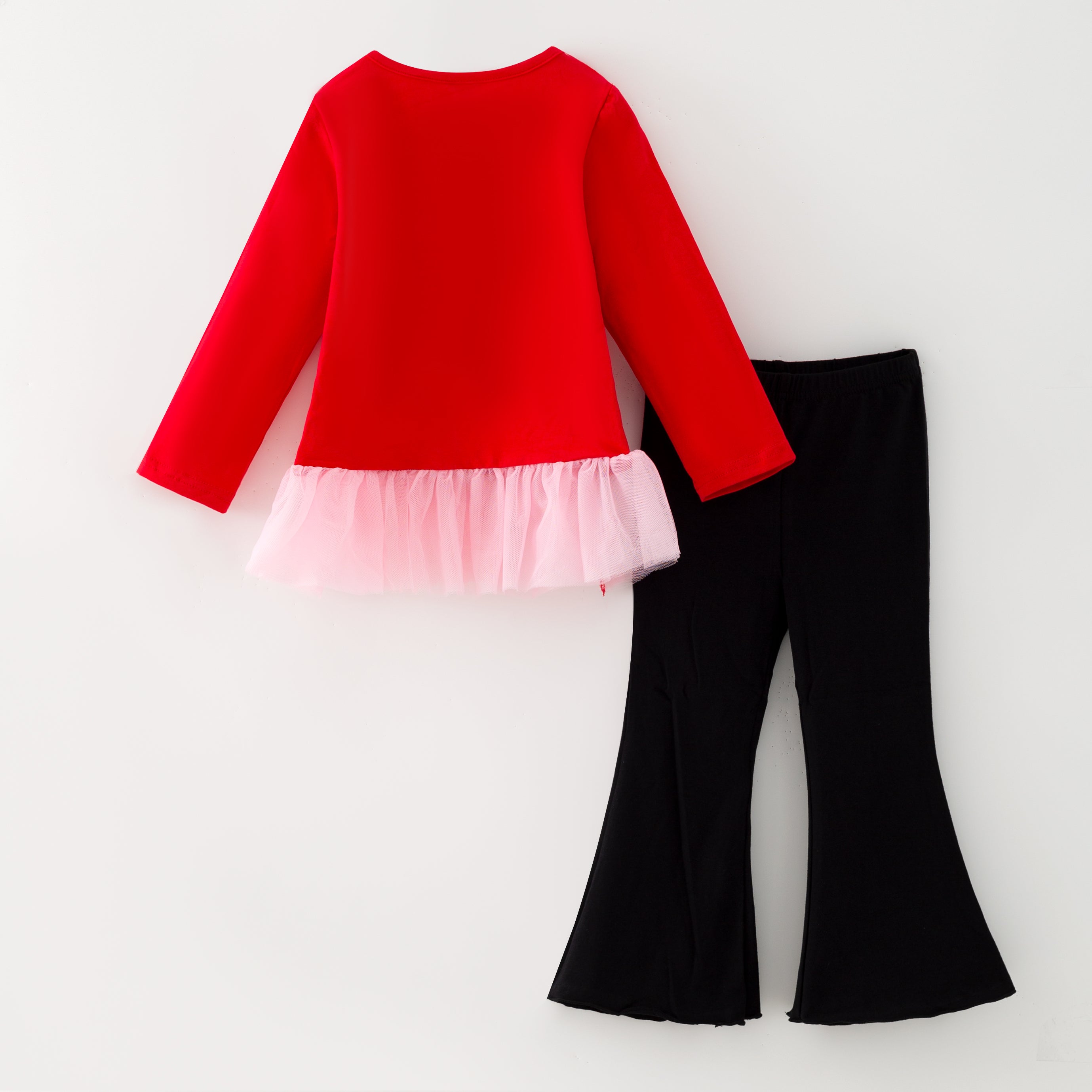 (In Stock)Girls Christmas Applique Outfit Set