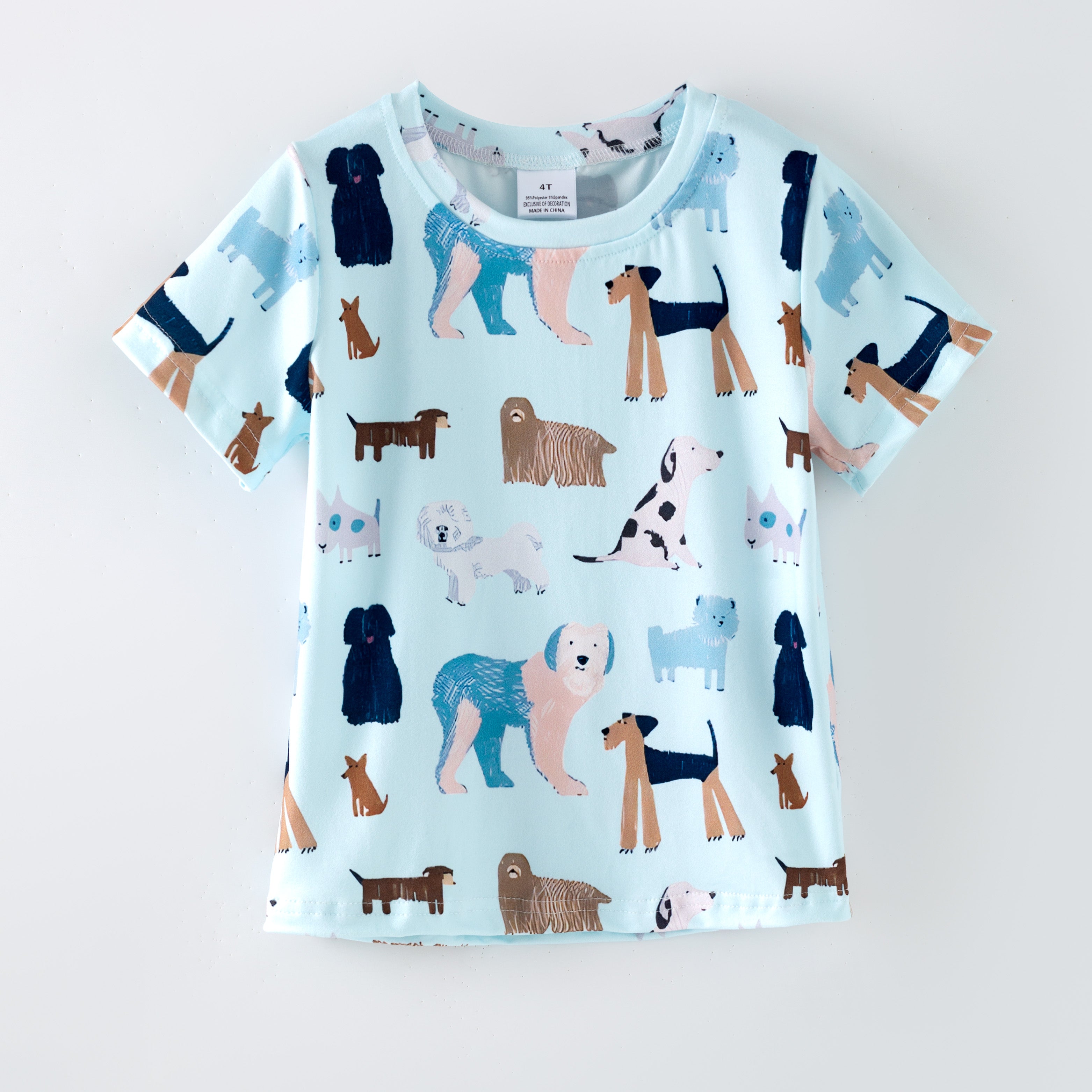 (Pre Order,Prepack Zone)Boys Spring Animal Print Top&Romper