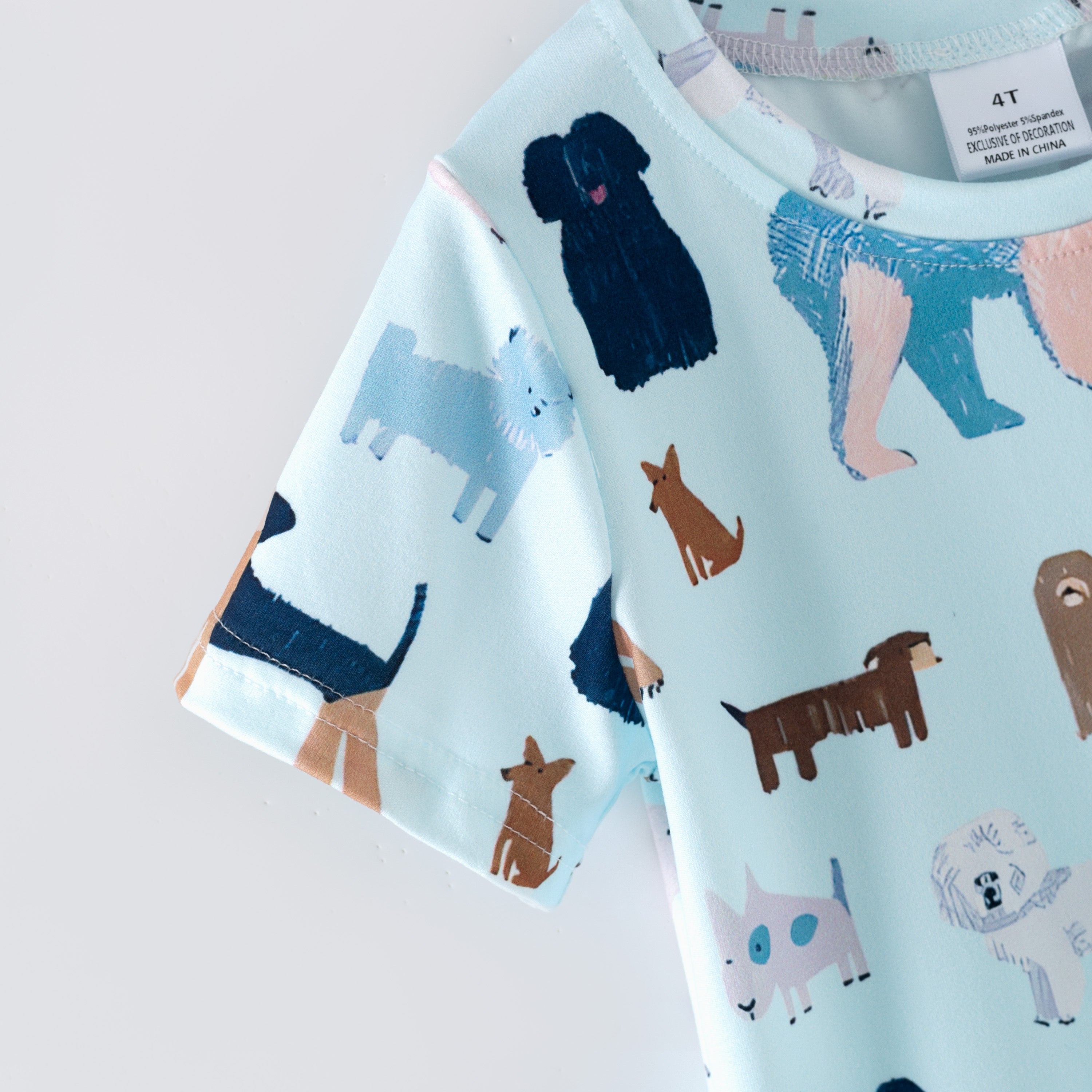 (Pre Order,Prepack Zone)Boys Spring Animal Print Top&Romper