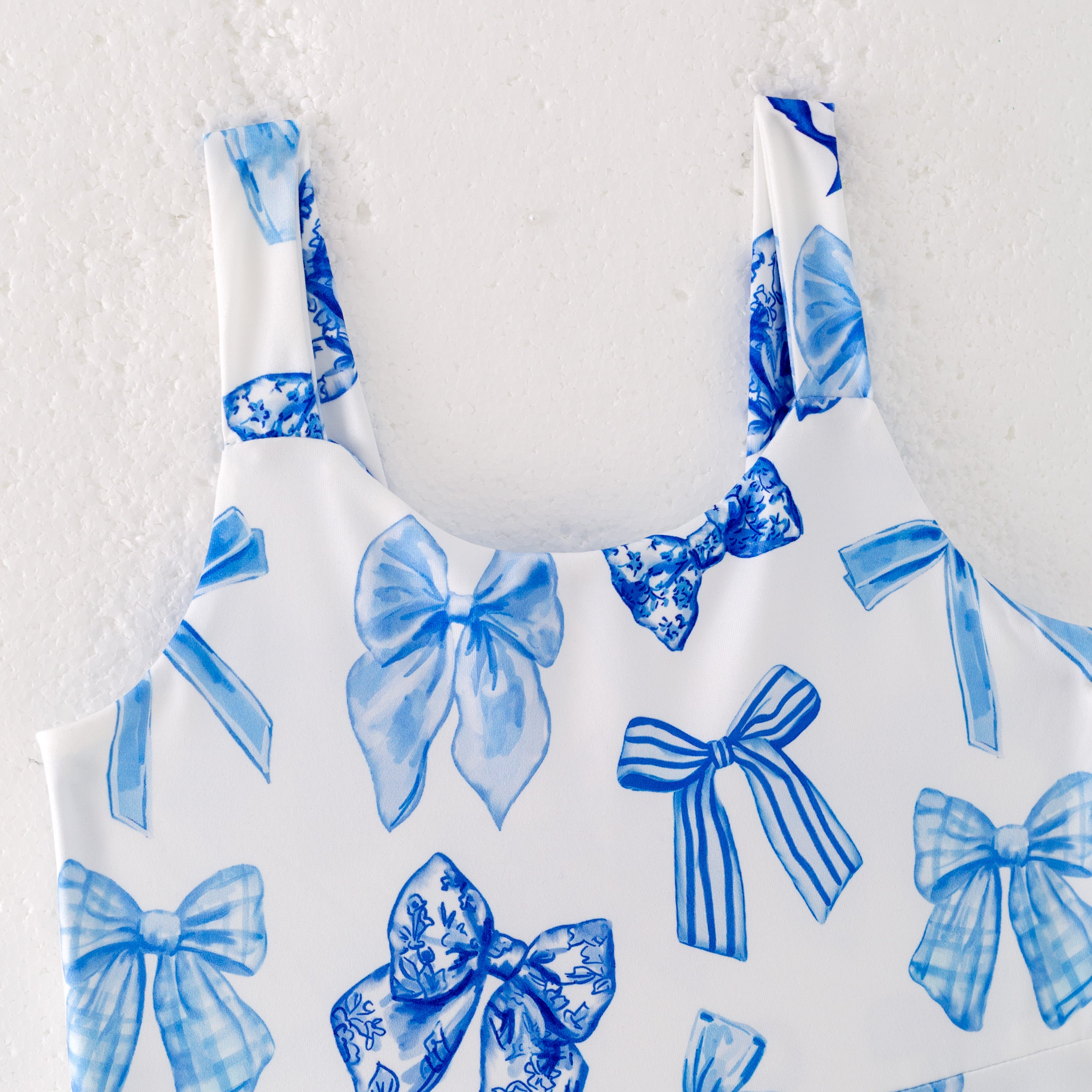 (Pre Order)Girls Spring and Summer Bow Print Dress