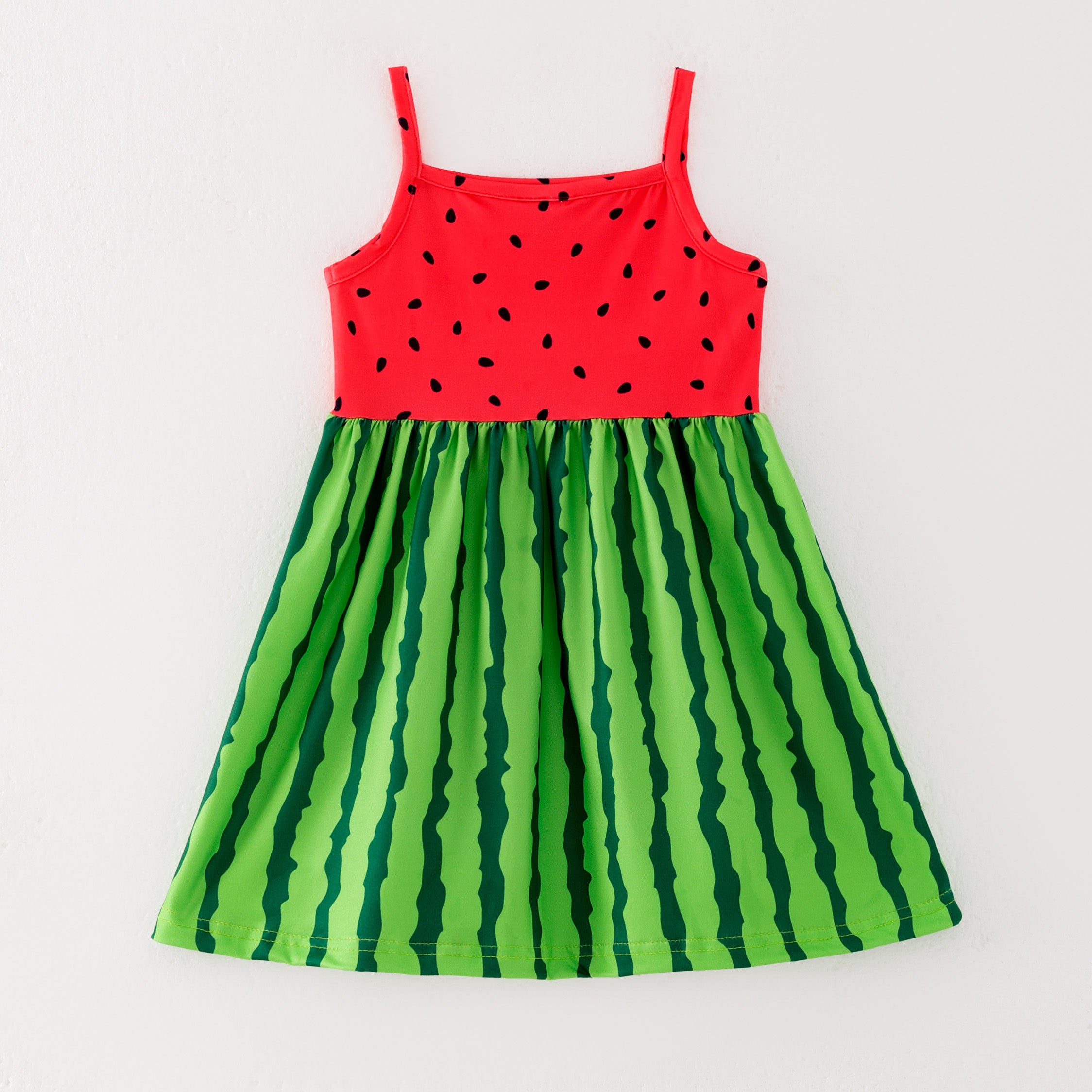 (Pre Order)Girls Spring and Summer Floral&Fruit Print Slip Dress