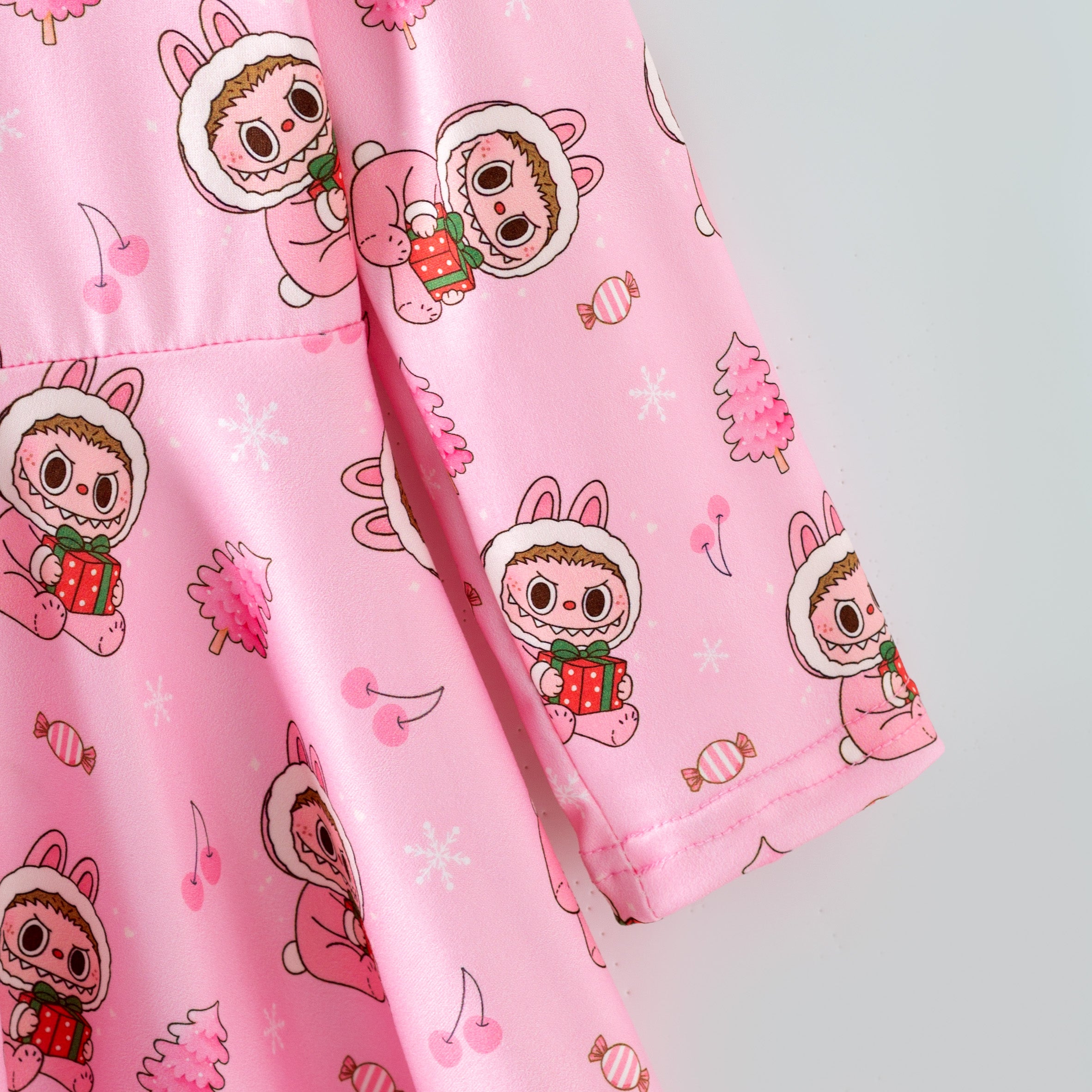 (Pre Order,Prepack Zone)Girls Christmas LBB Print Dress(Mix Size)